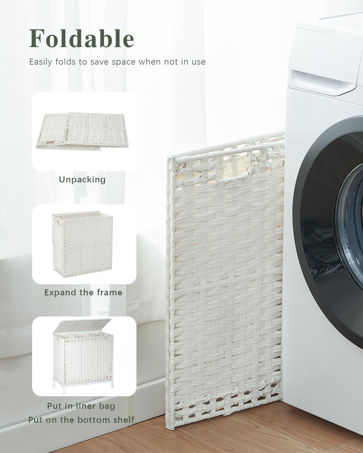 Laundry Hamper with Lid