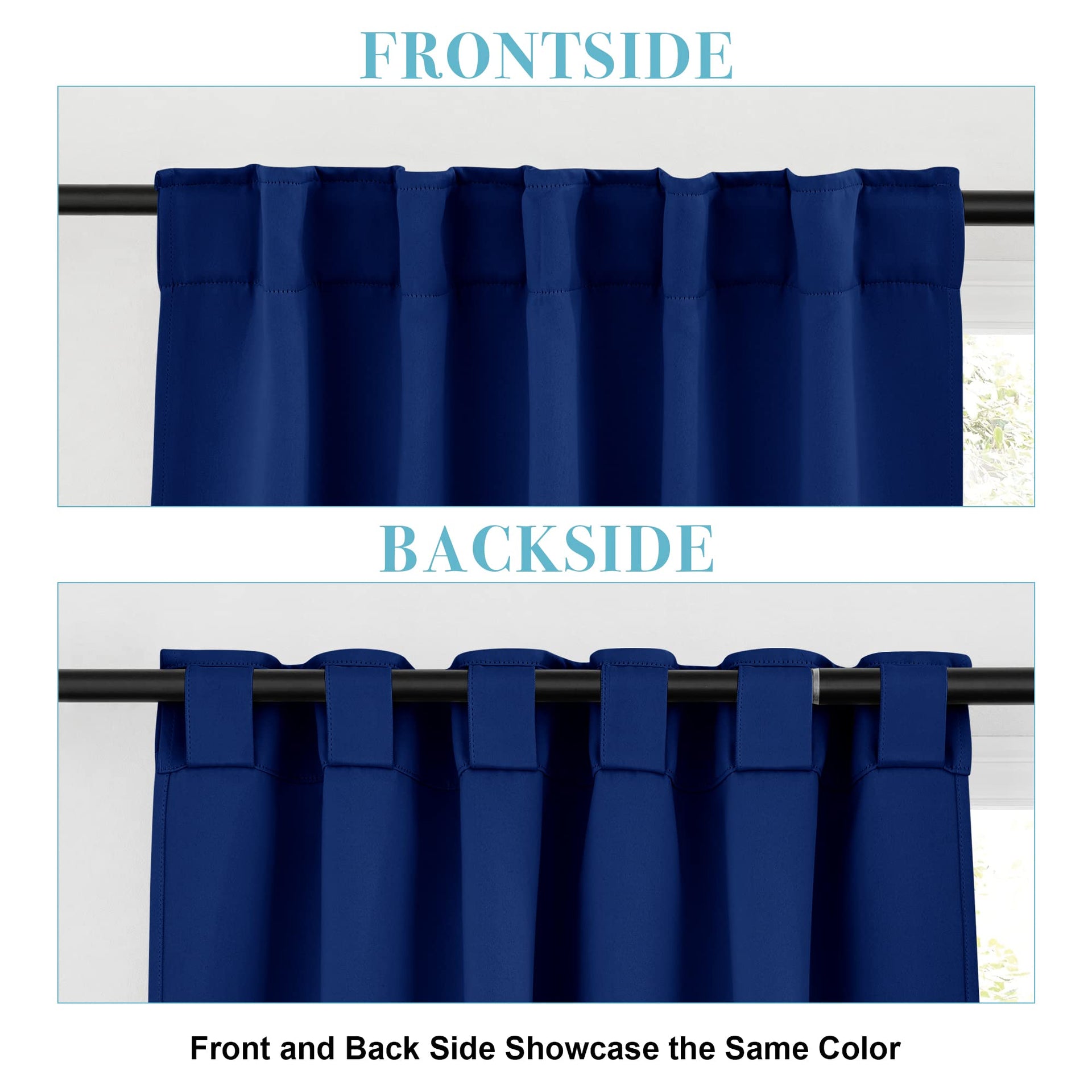 Bathroom Curtains Privacy (2 Count)