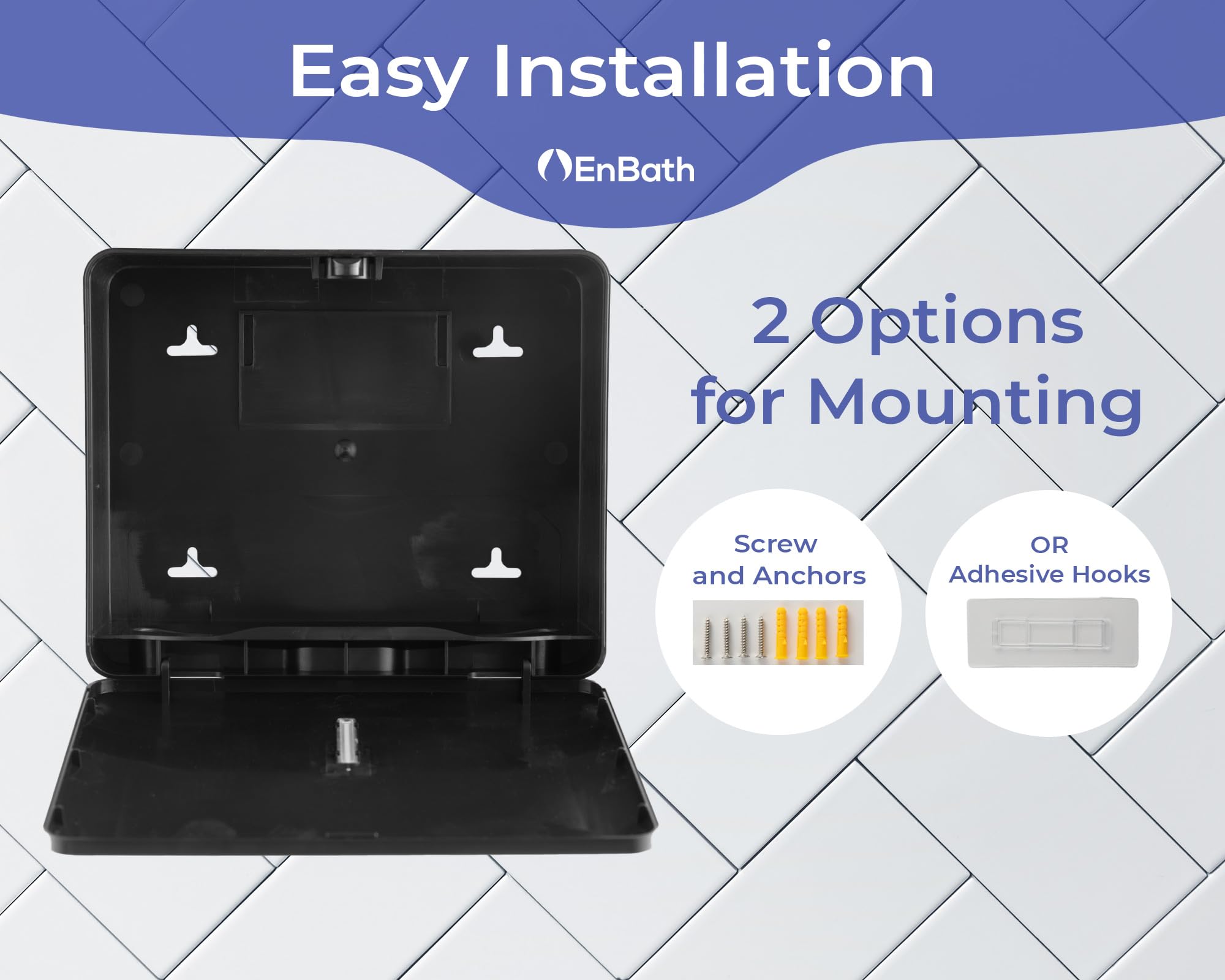 Multifold Paper Towel Dispenser Wall Mount (2 Count)