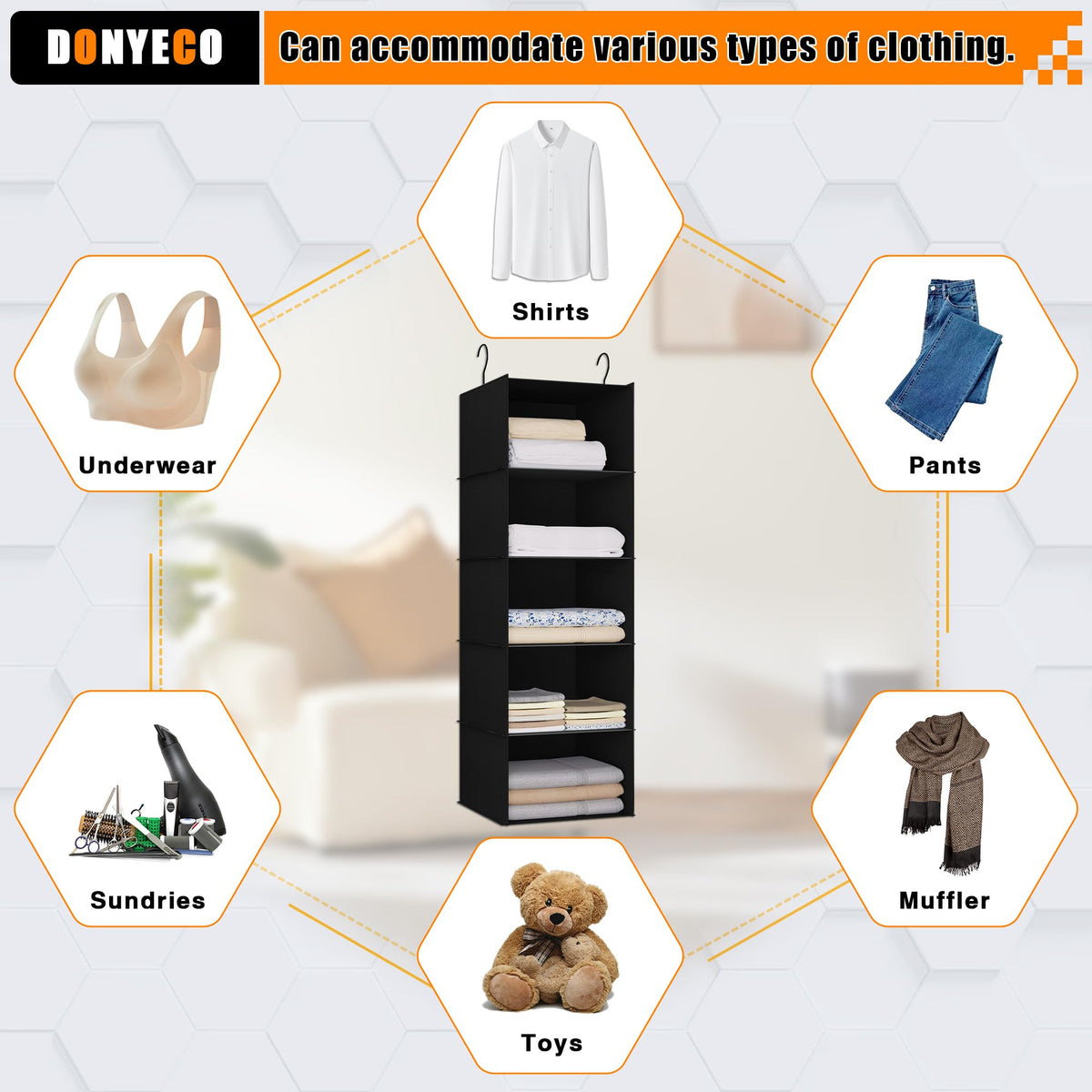 Hanging Closet Organizer 5