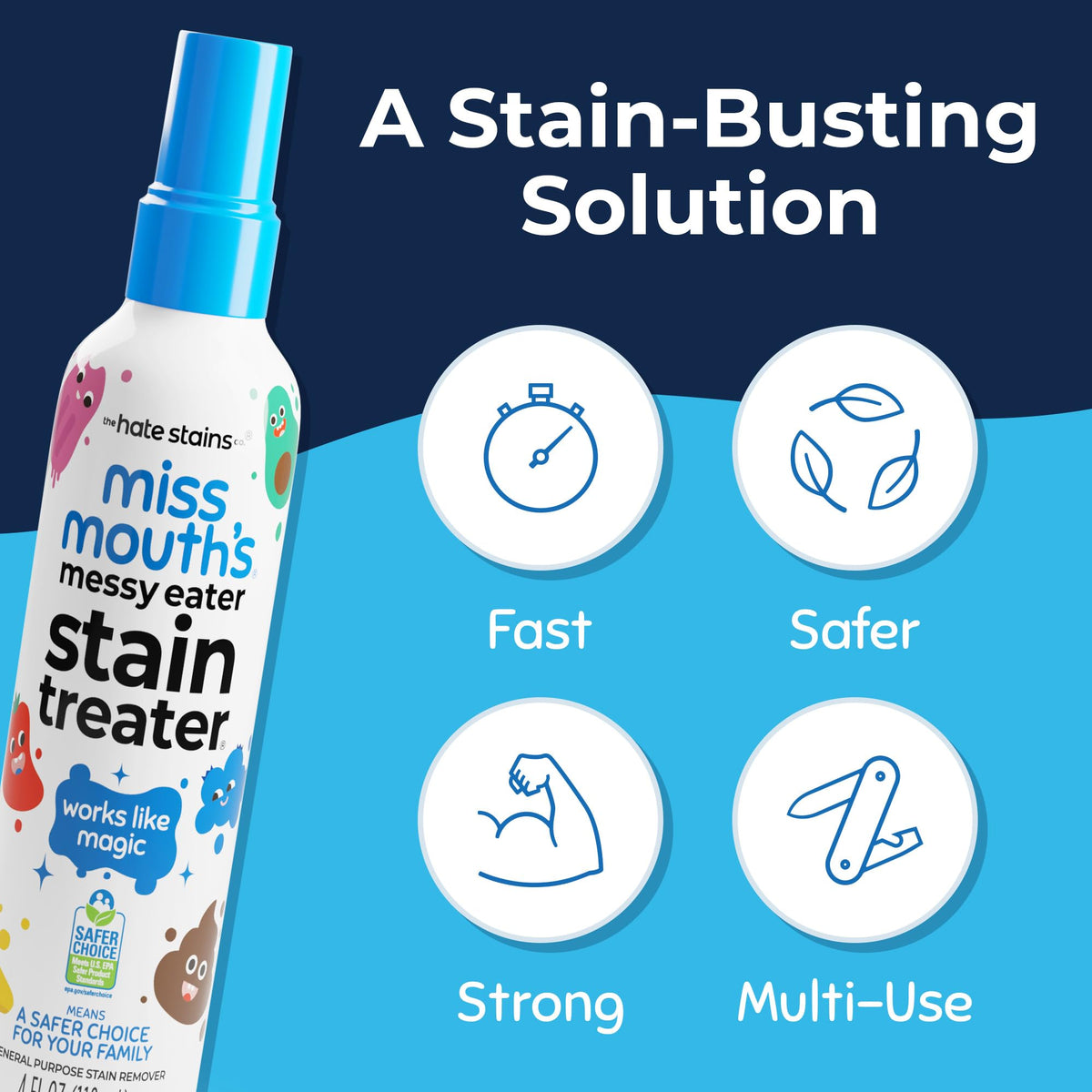 Messy Eater Stain Treater Spray (4 Fl Oz)