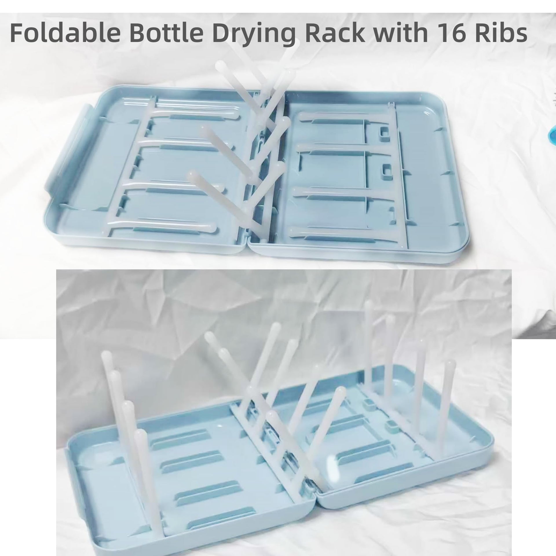 Travel Bottle Drying Rack Space Saving