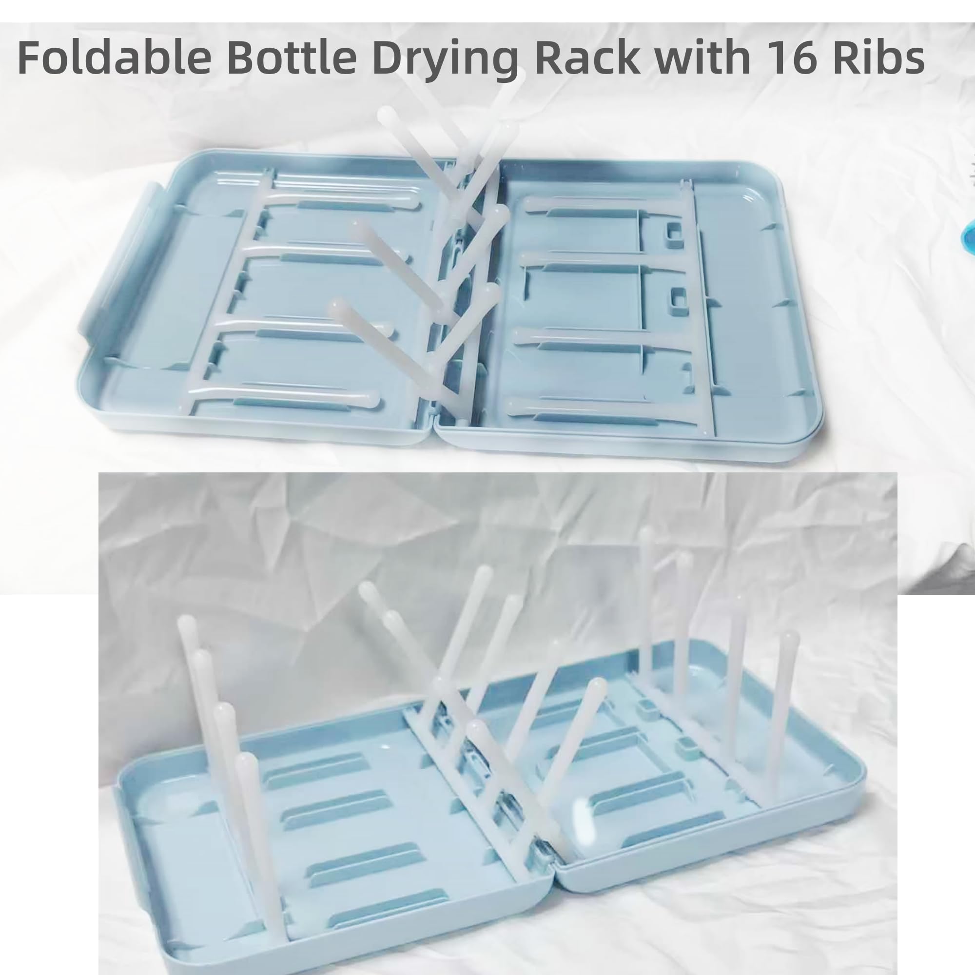 Travel Bottle Drying Rack Space Saving