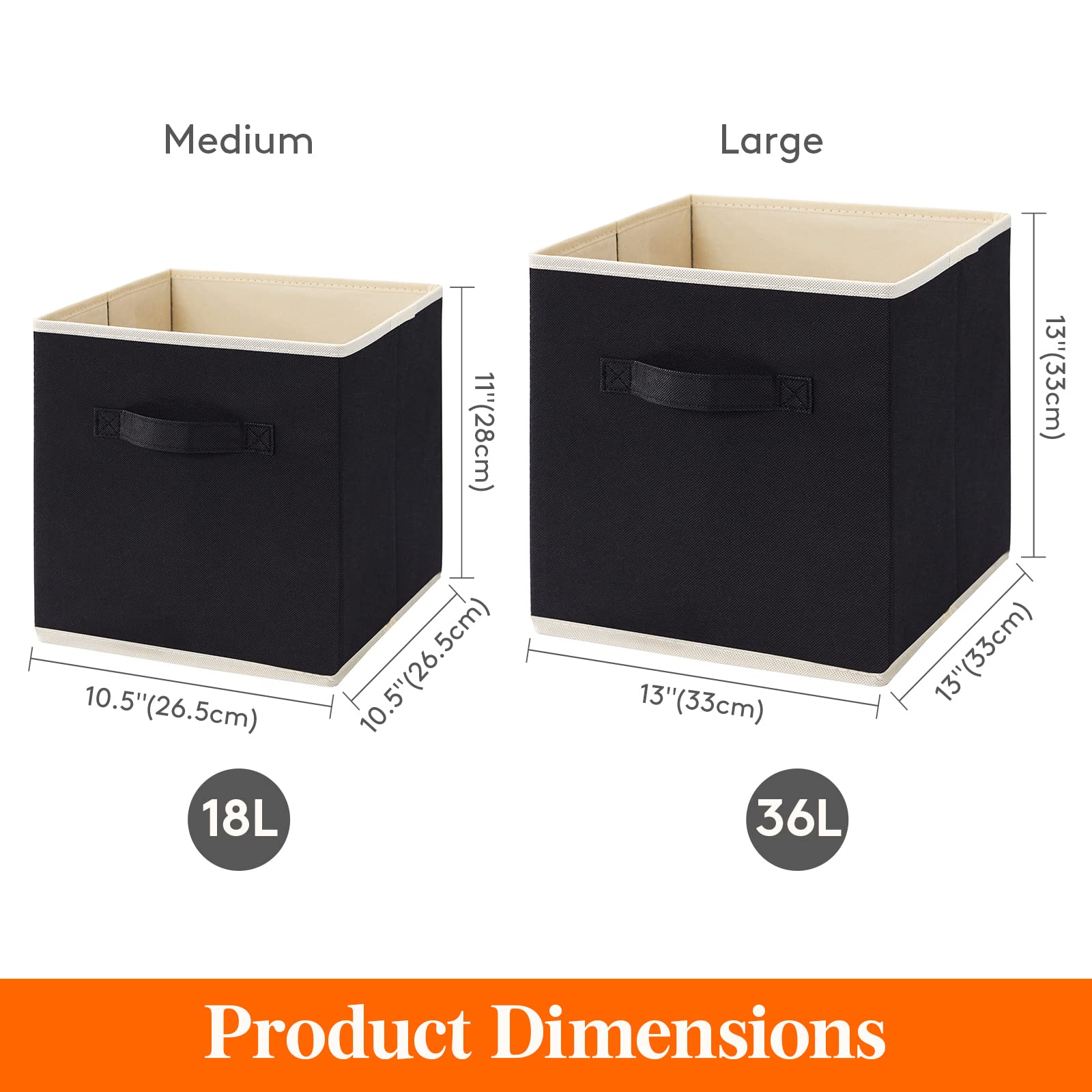 Storage Cubes (6 Count)