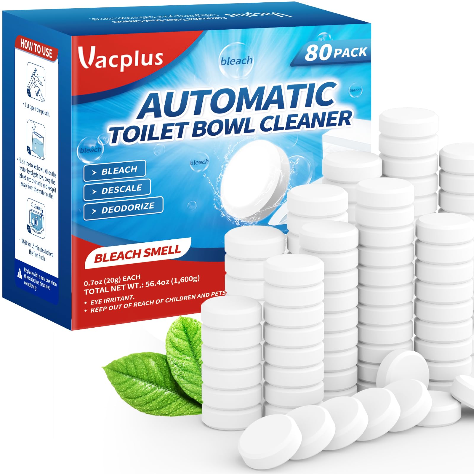 Toilet Bowl Cleaner Tablets (80 Count)