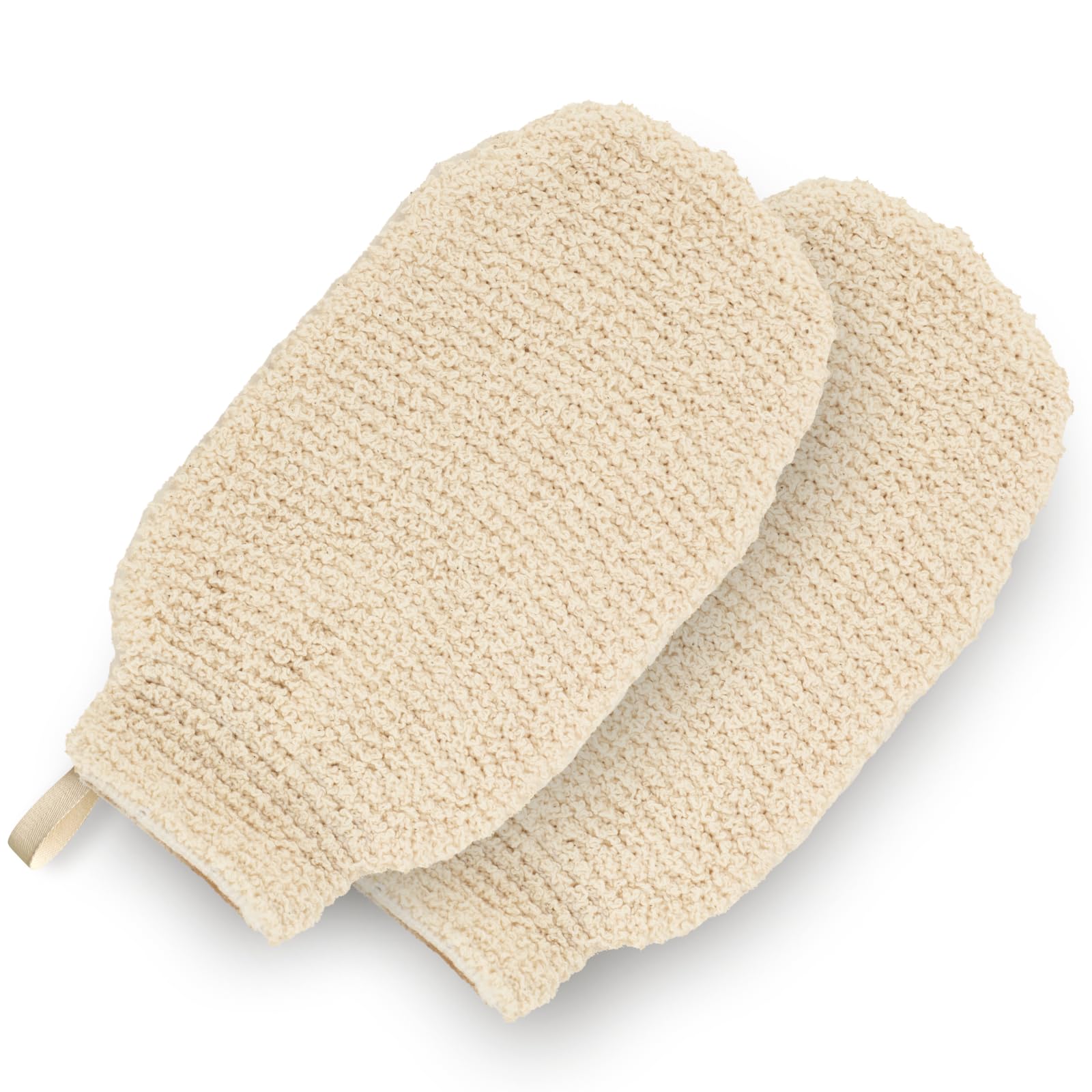 Natural Shower Mitts (2 Count)