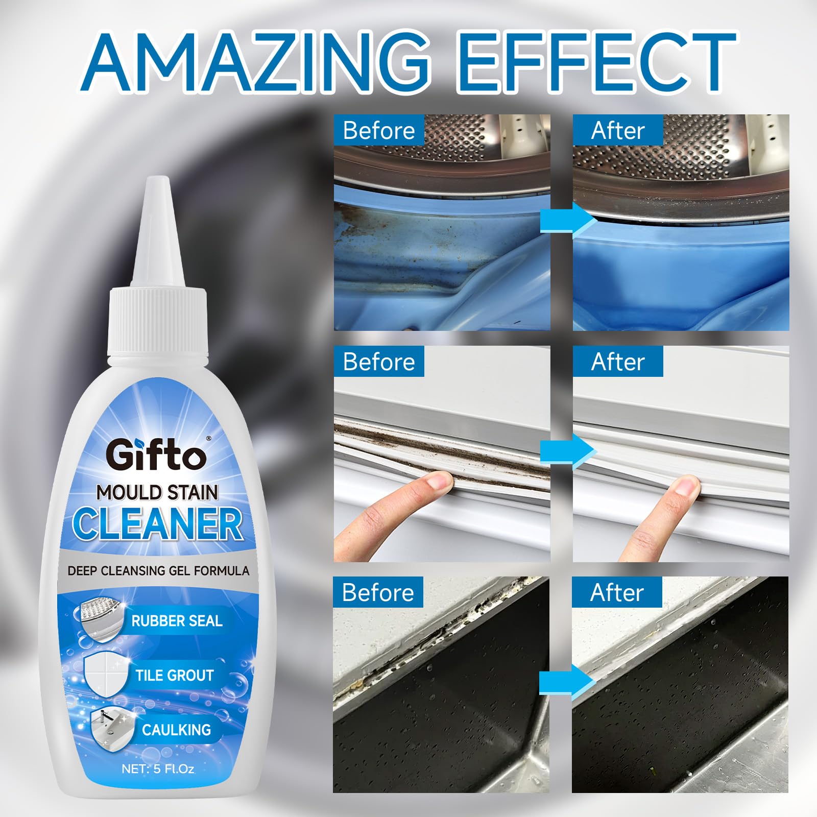 Mold Stain Remover Gel (10 Fl Oz)