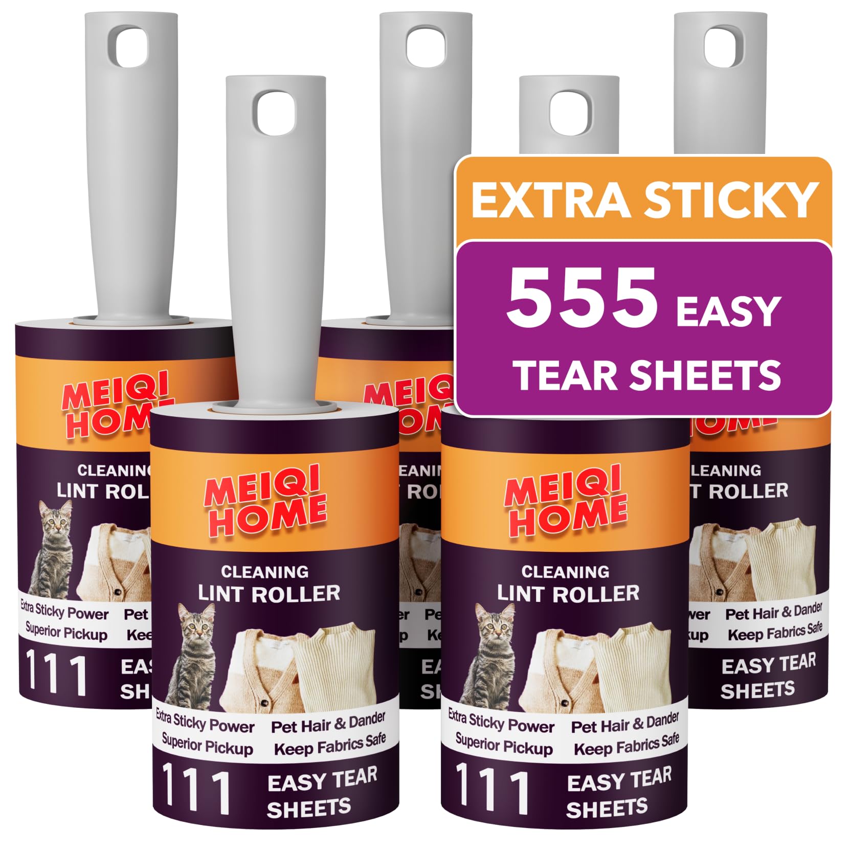 Lint Rollers for Pet Hair Extra Sticky