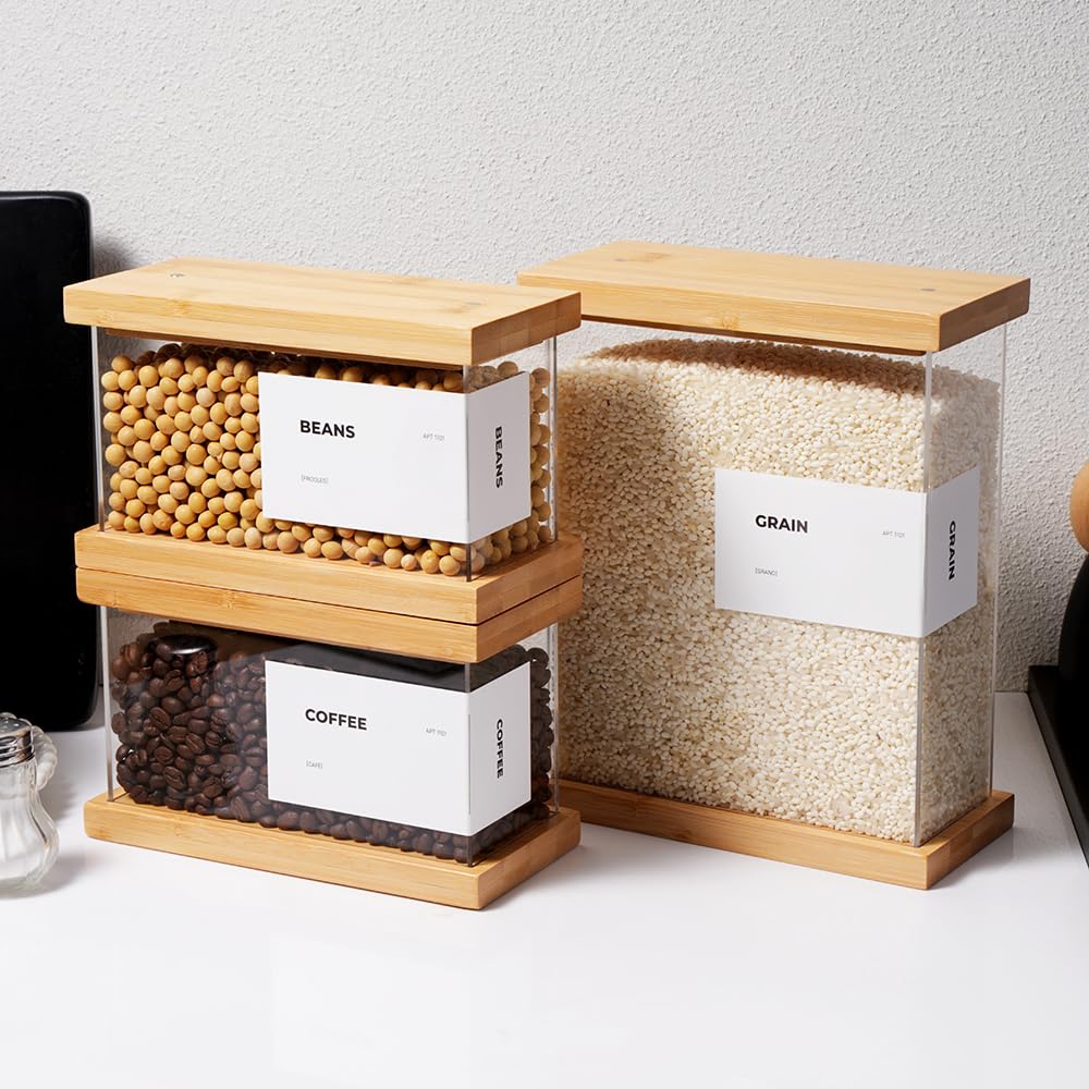 Bamboo Food Dispenser