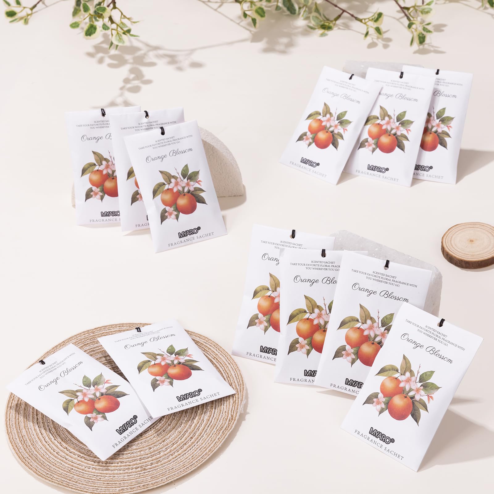 12 Pack Orange Scented Sachets (12 Count)