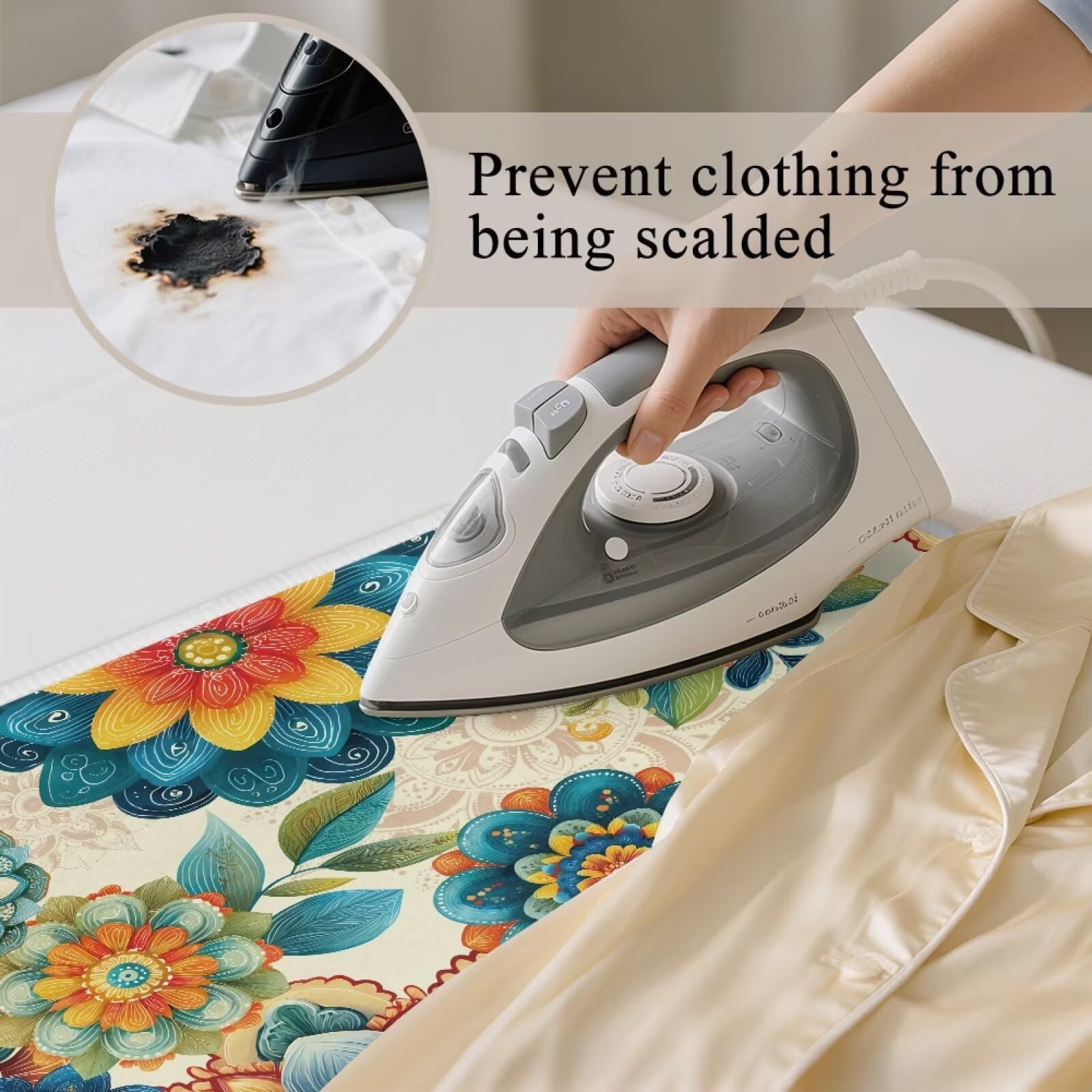 Boho Ironing Mat Foldable Ironing Pad Portable Board Iron Board Alternative Cover
