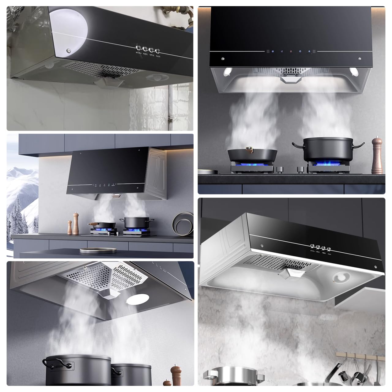 10Pcs Range Hood Filter Nets 8.26X8.26In Bowl