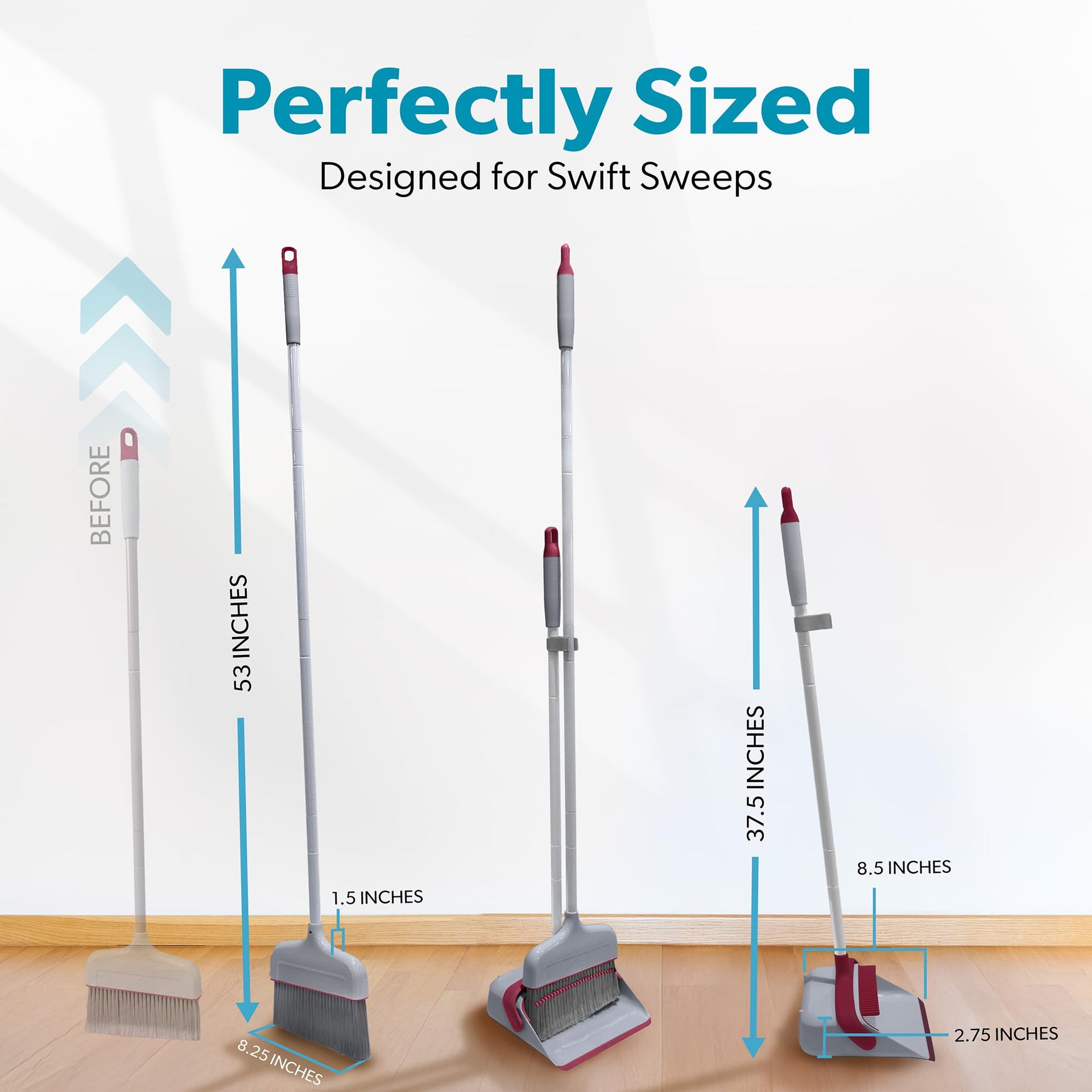 Butler Broom & Dustpan Set