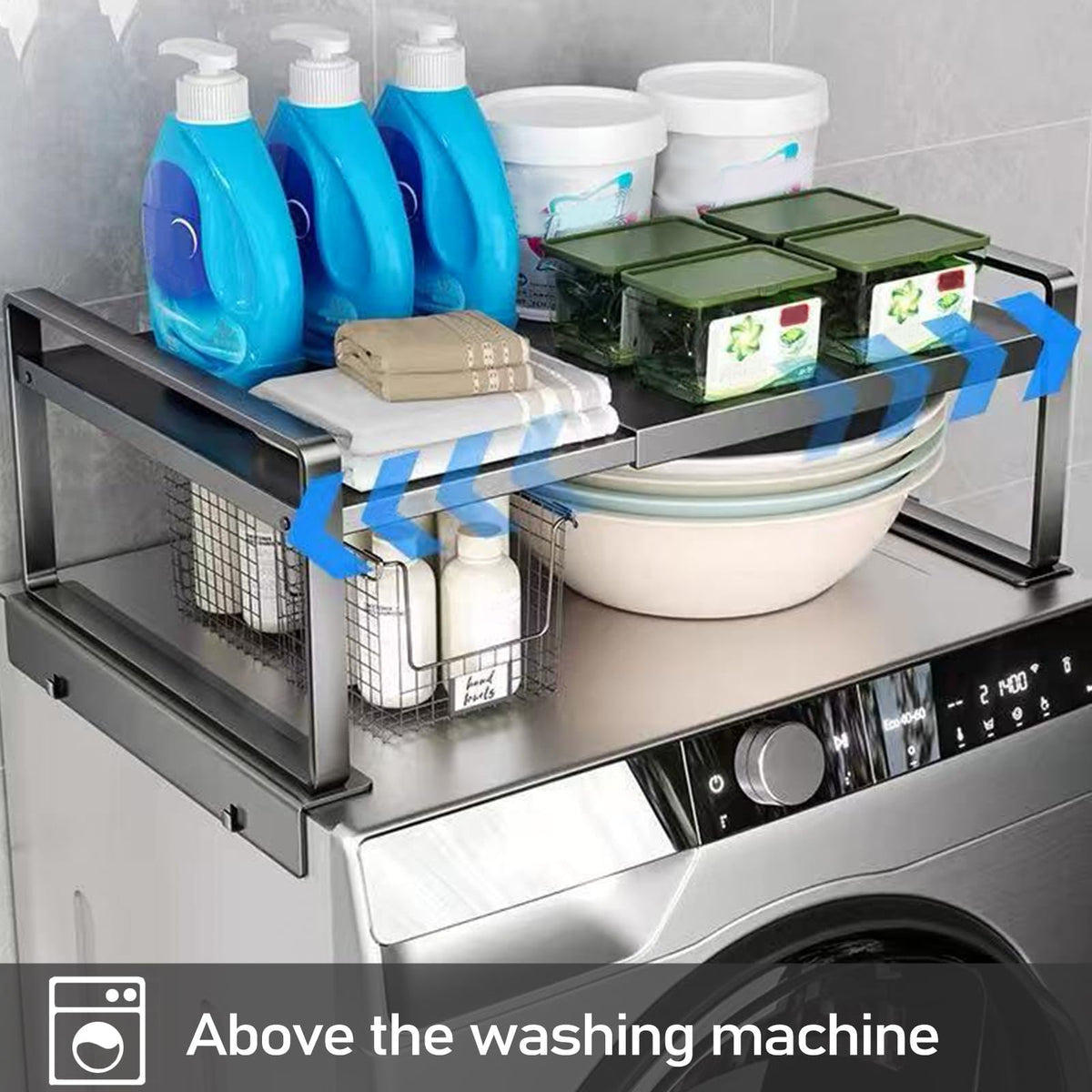 Adjustable Fridge Top Storage Rack