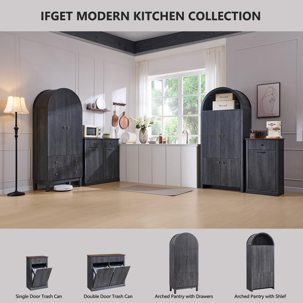 Tilt Out Trash Can Cabinet