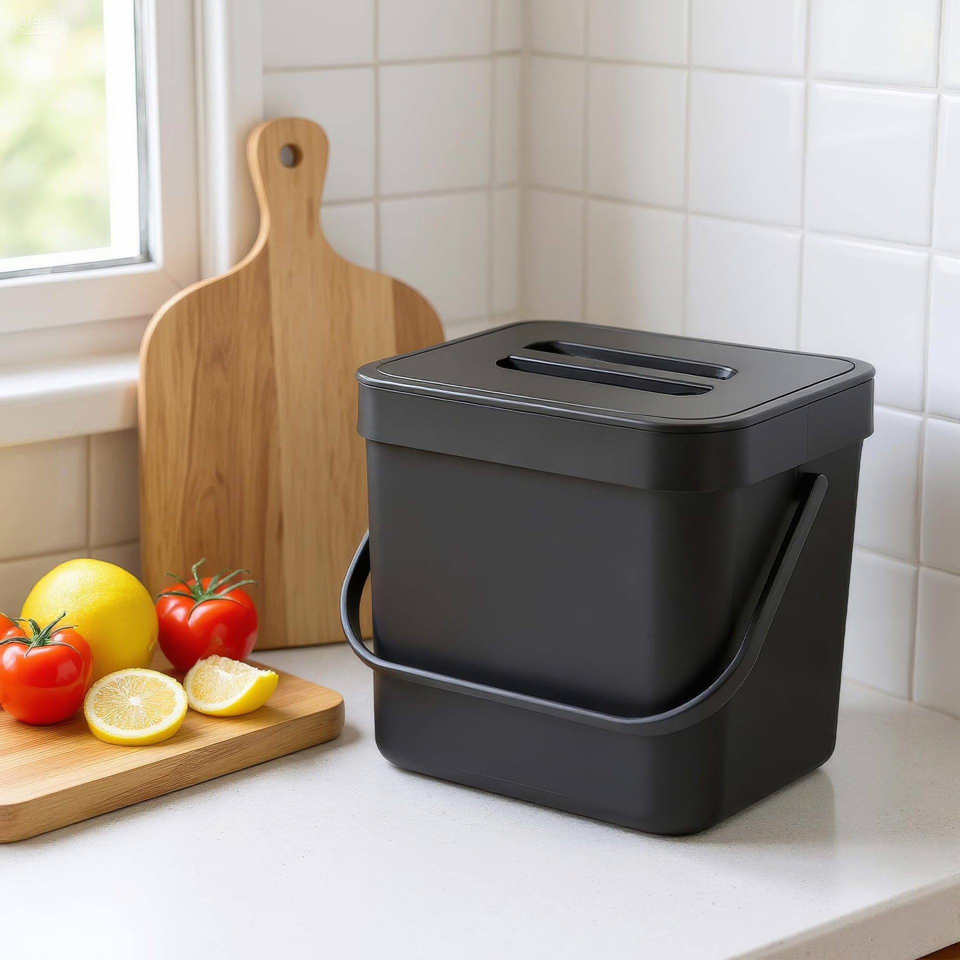 1.8 Gal Countertop Compost Bin