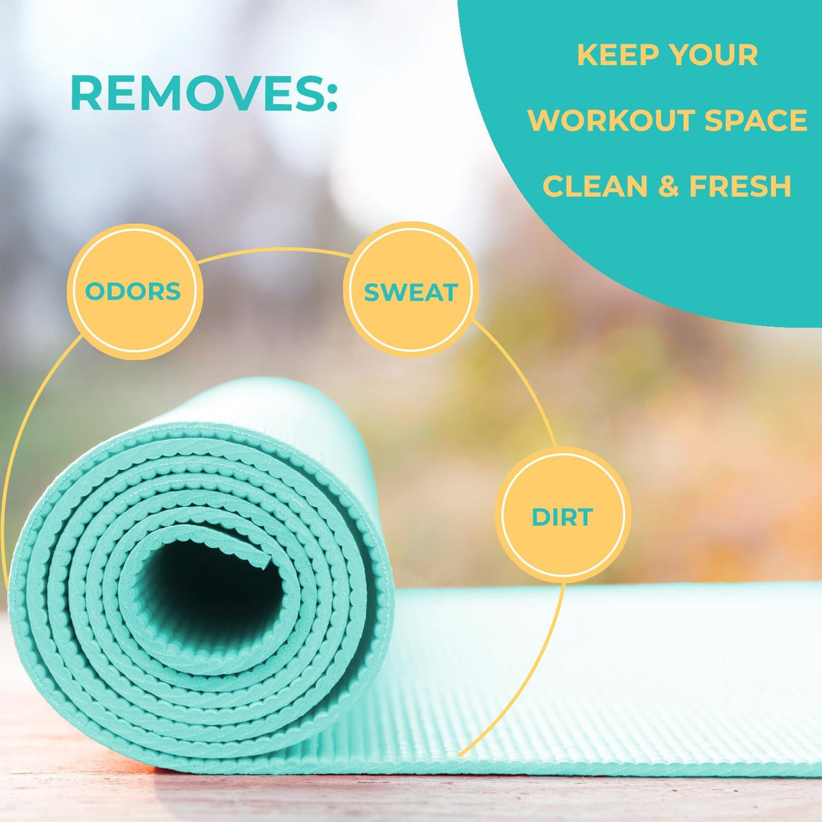 SwaytAway Fitness Mat Cleaner Concentrate Fresh Mint (32 Fl Oz)