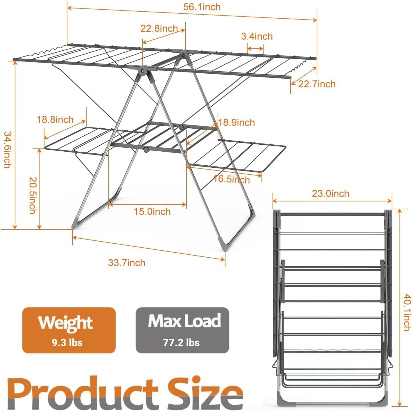 Clothes Drying Rack Foldable