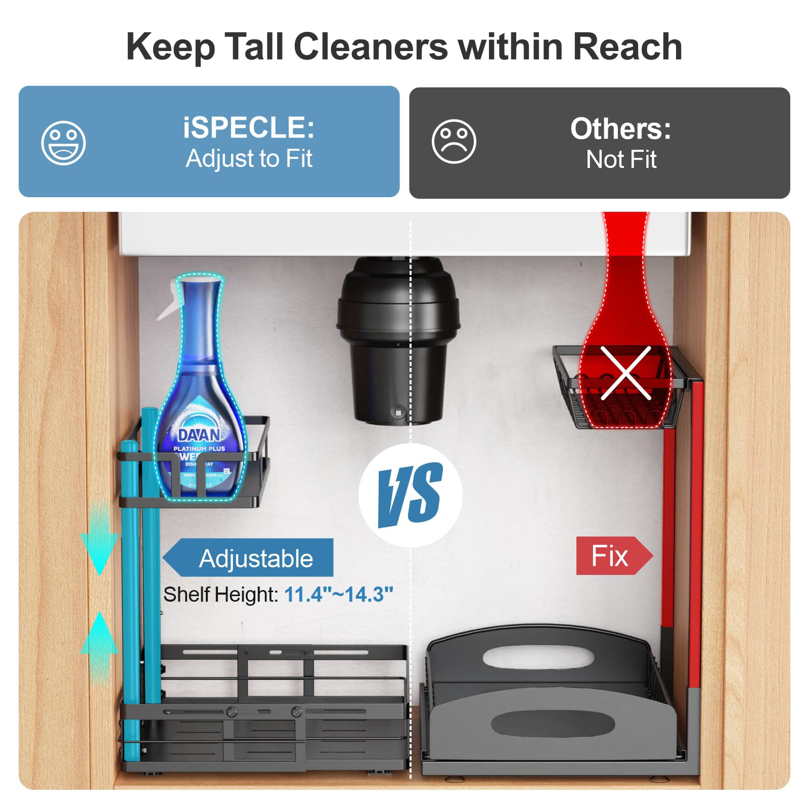 Under Kitchen Sink Organizer (2 Count)