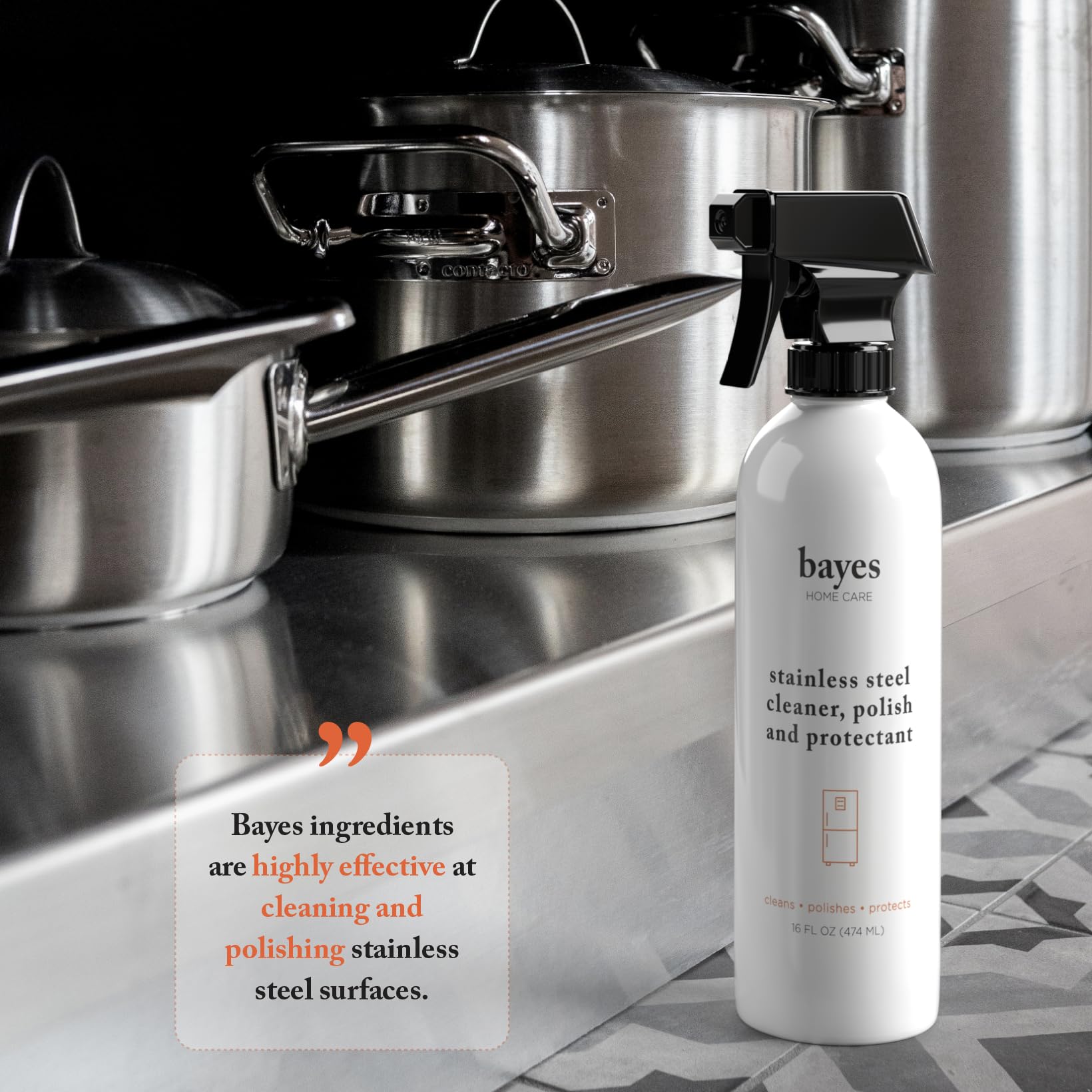 High Performance Stainless Steel Cleaner Spray (32 Fl Oz)