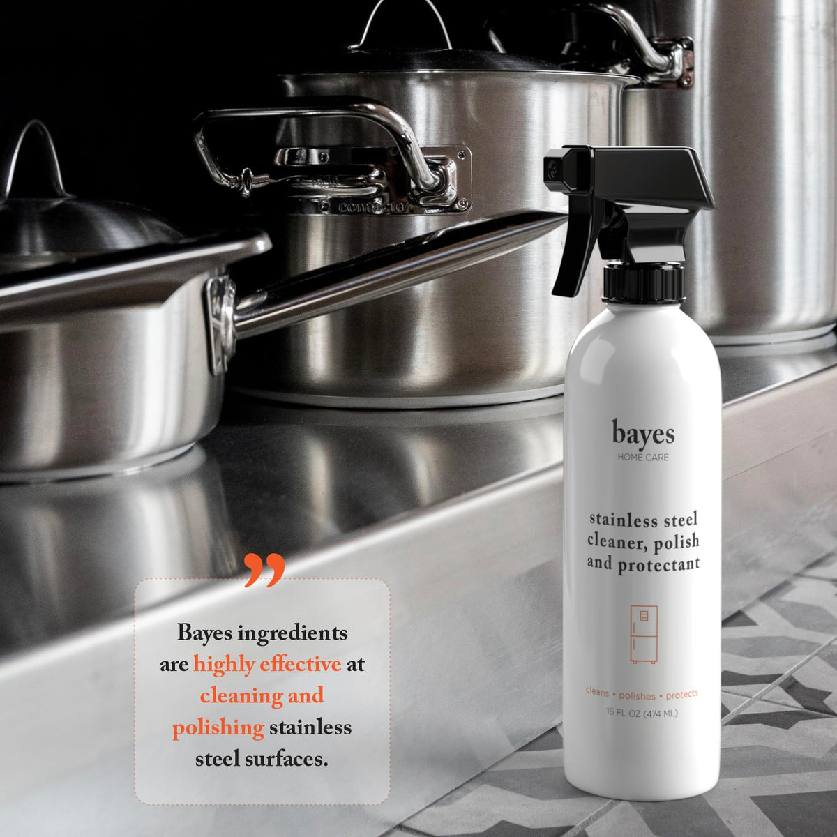 High Performance Stainless Steel Cleaner Spray (96 Fl Oz)