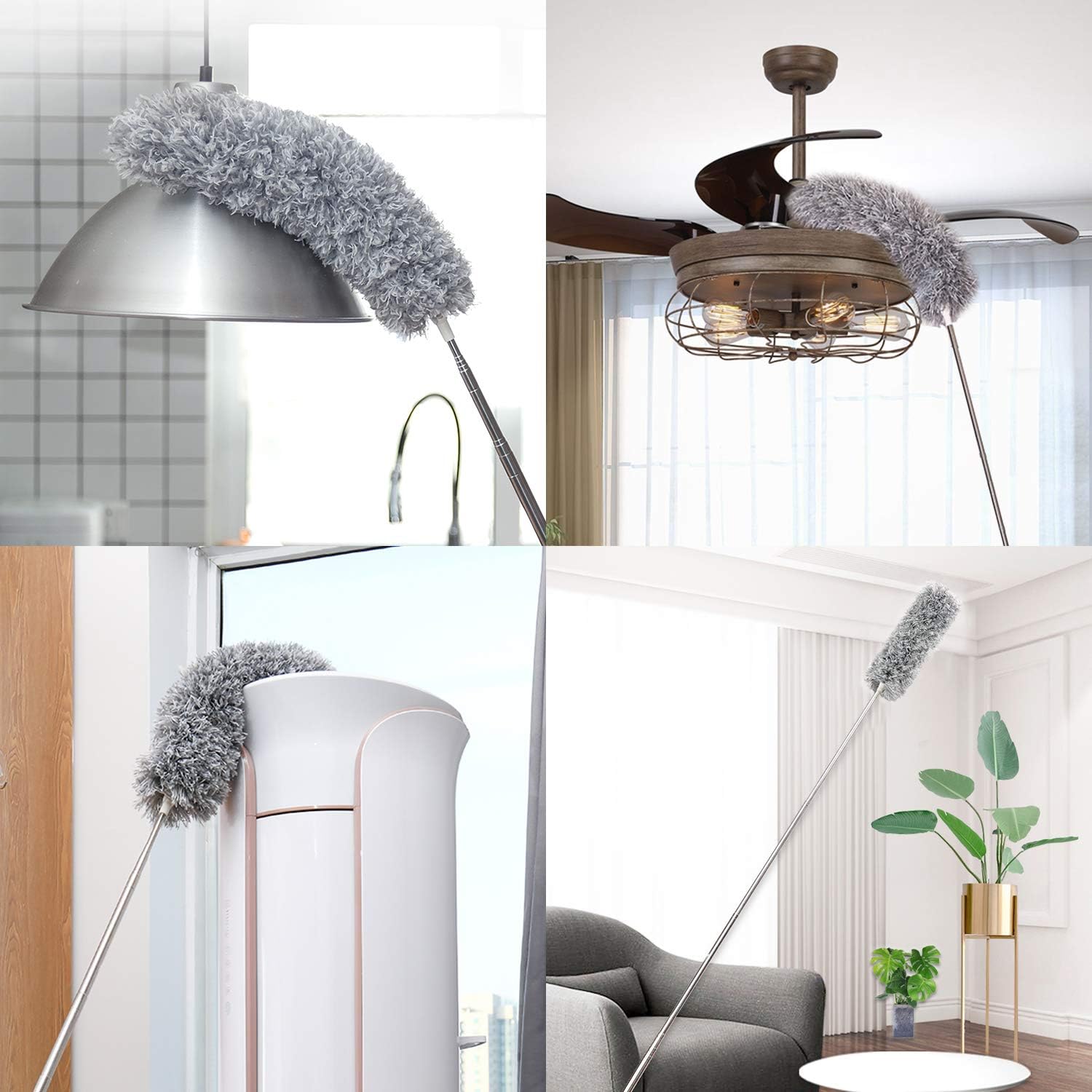 Microfiber Ceiling Fan Cleaner with 30