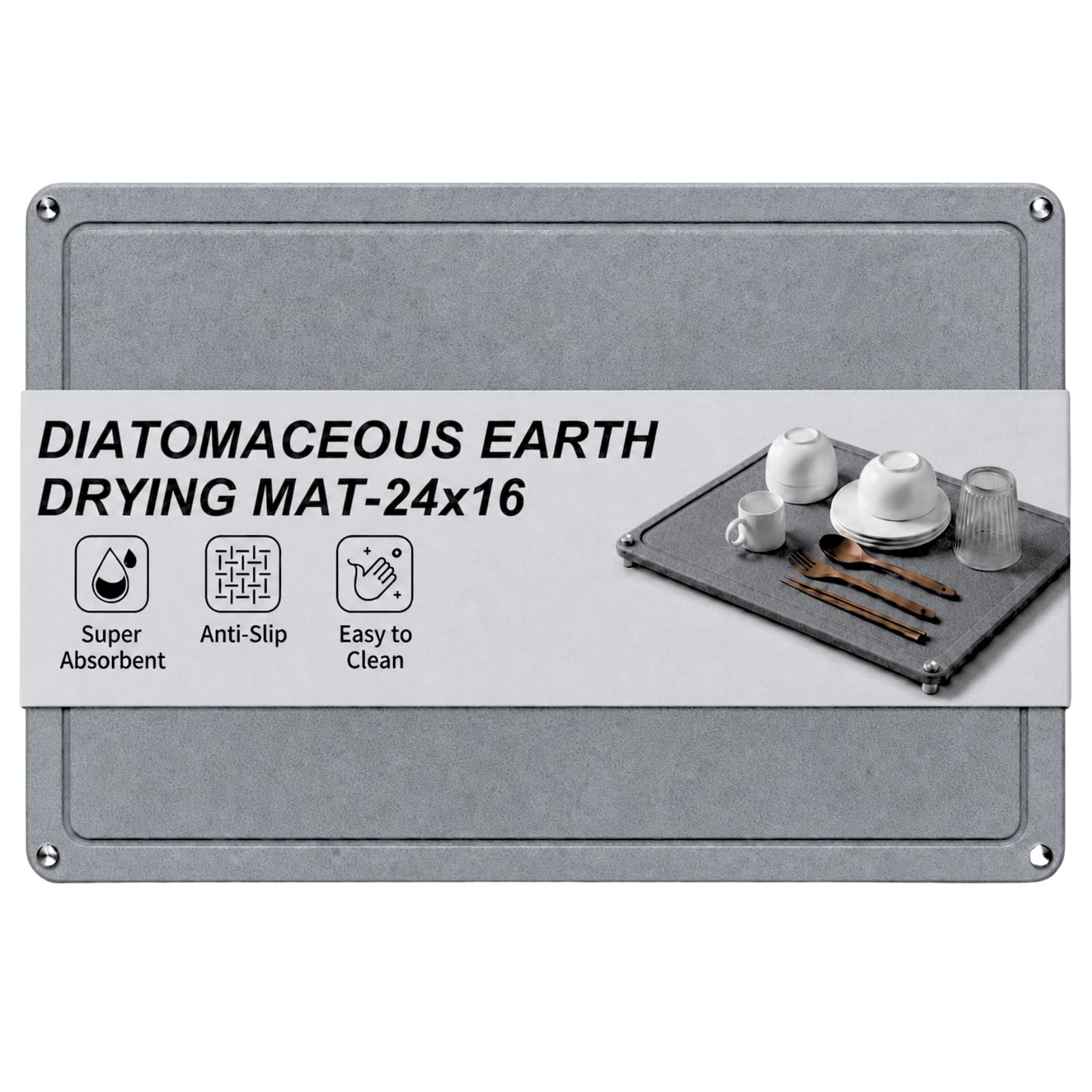 Diatomaceous Earth Dish Drying Mat