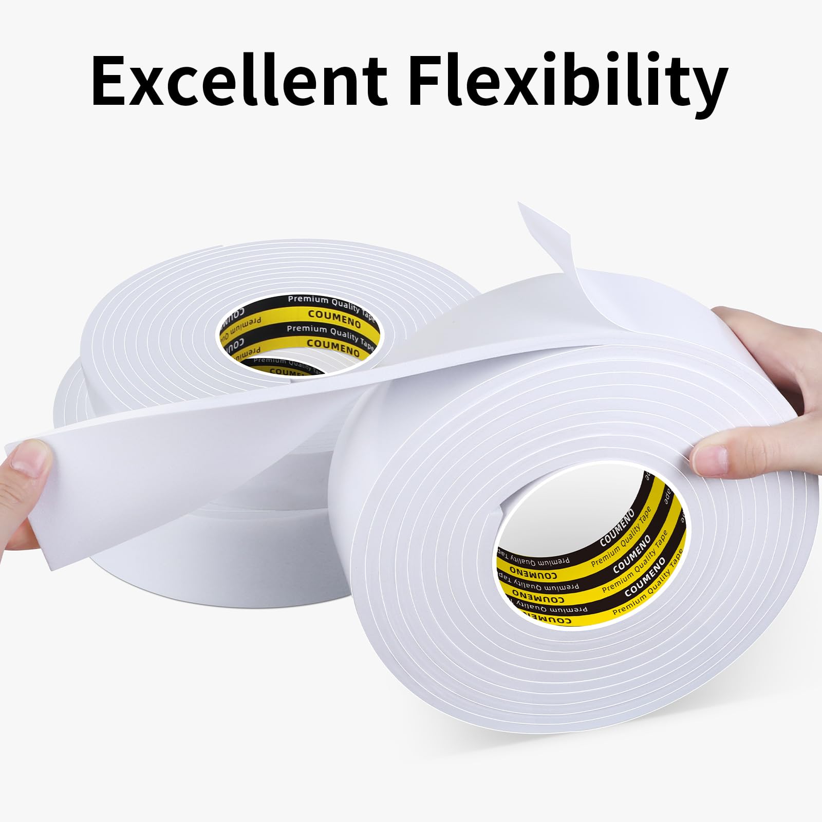 White Foam Tape Weather Stripping Sealing Sponge