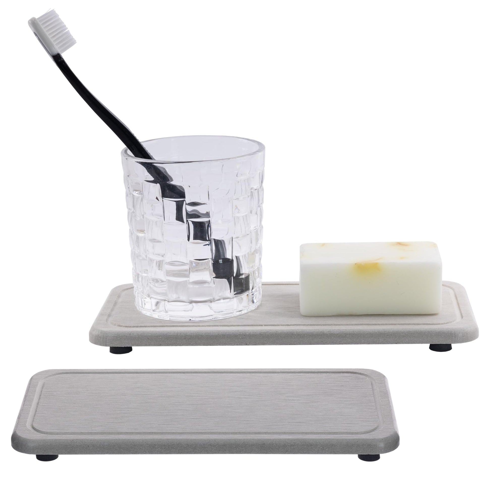 2 Pcs Sink Stone Soap Trays (2 Count)