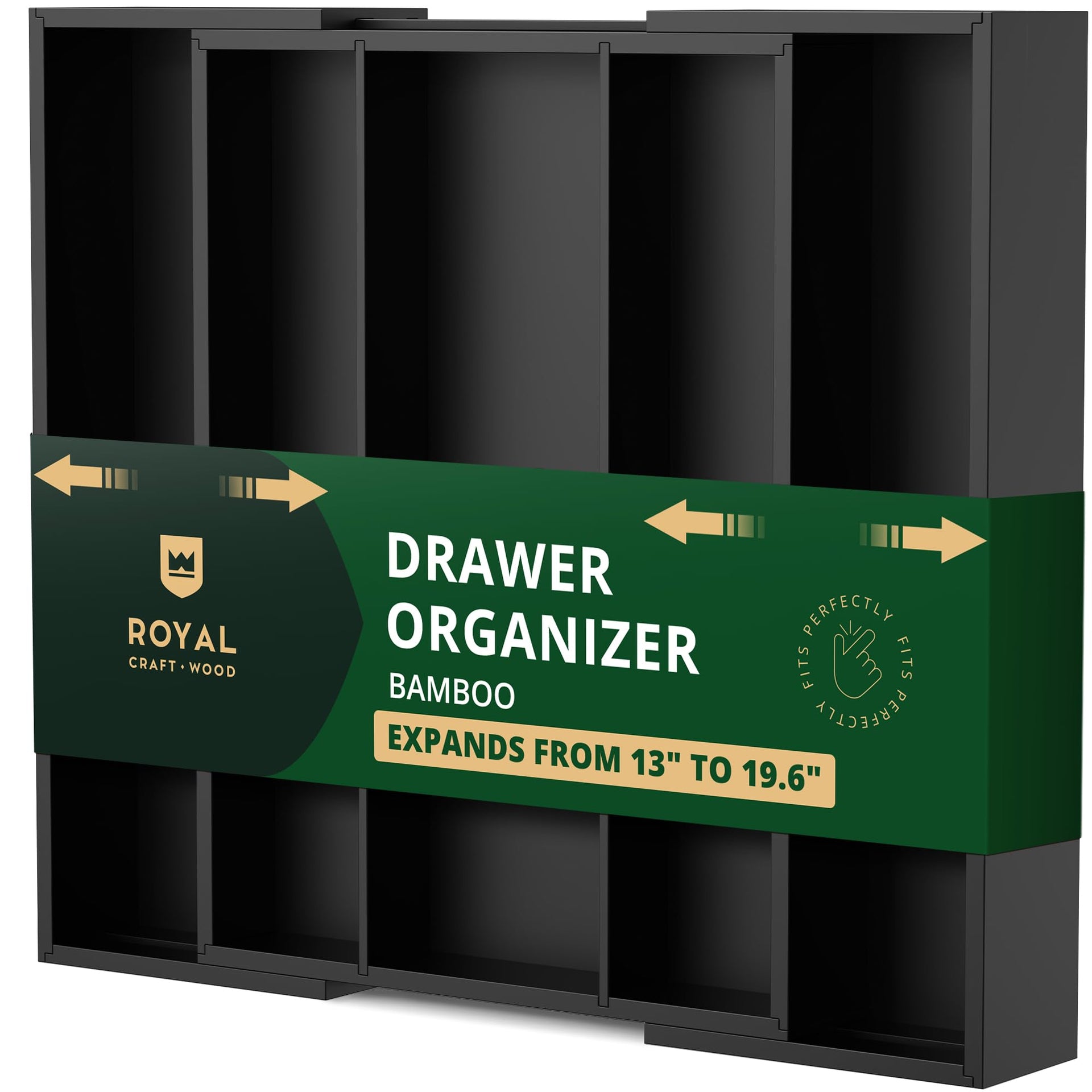 Luxury Bamboo Kitchen Drawer Organizer