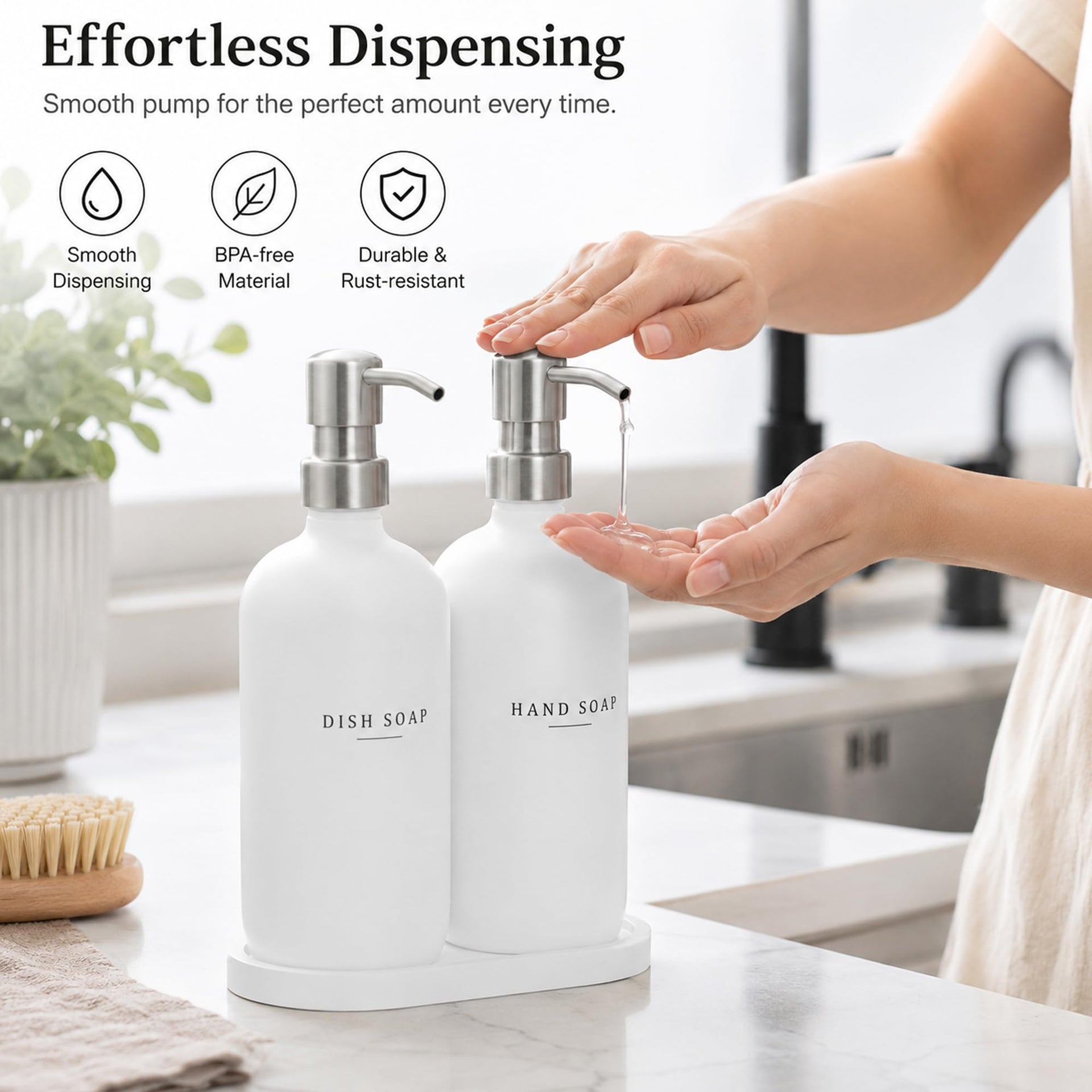 Glass Soap Dispenser