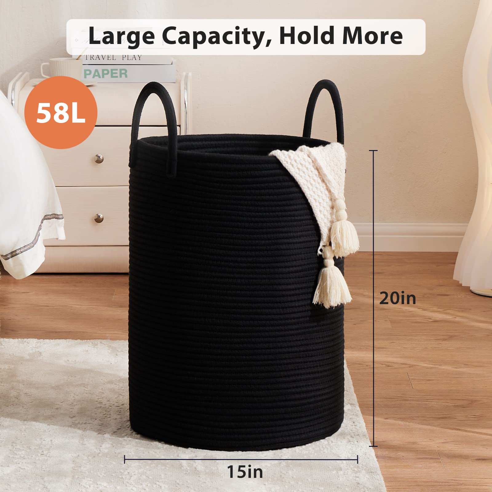 Woven Laundry Hamper
