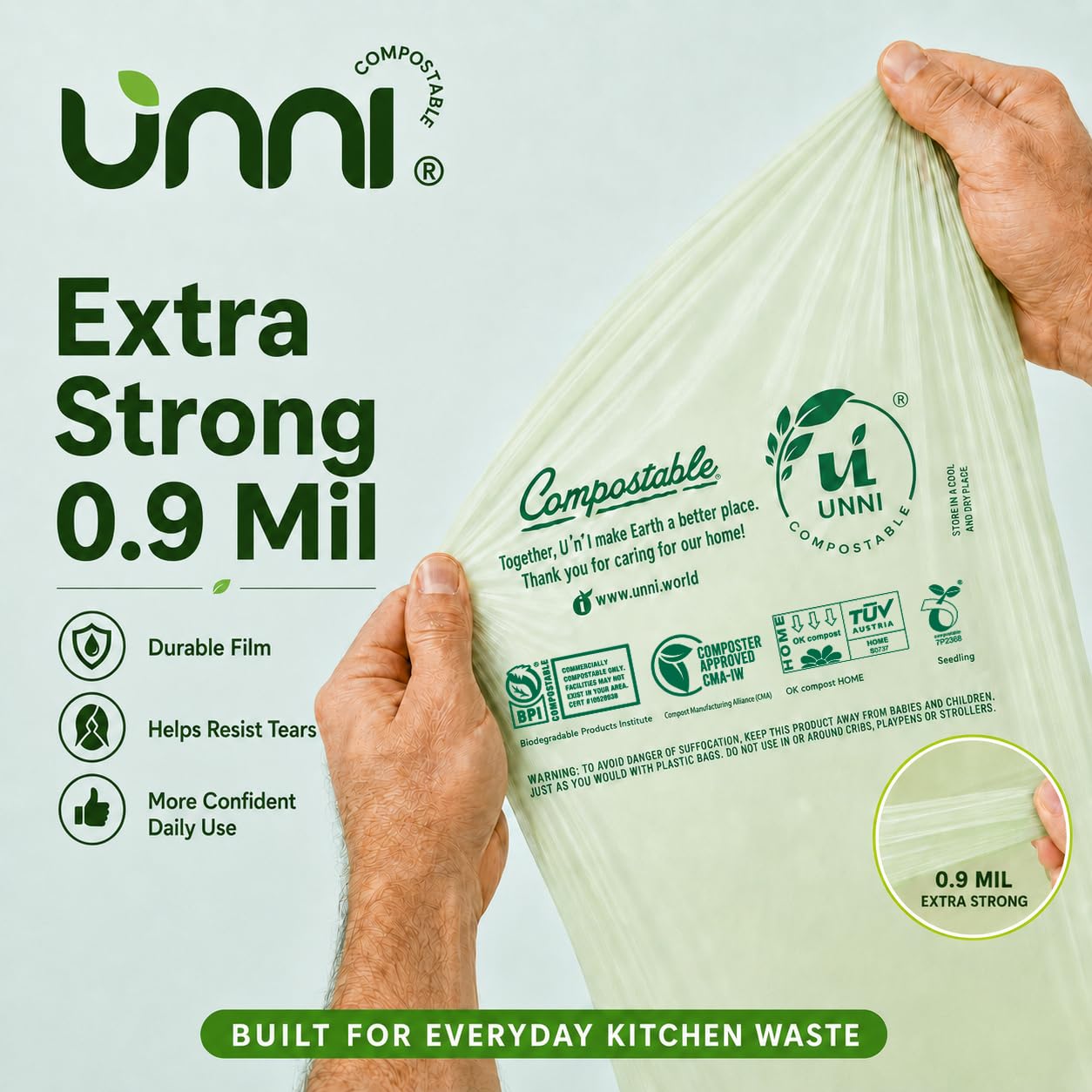 13 Gallon Compostable Bags (100 Count)