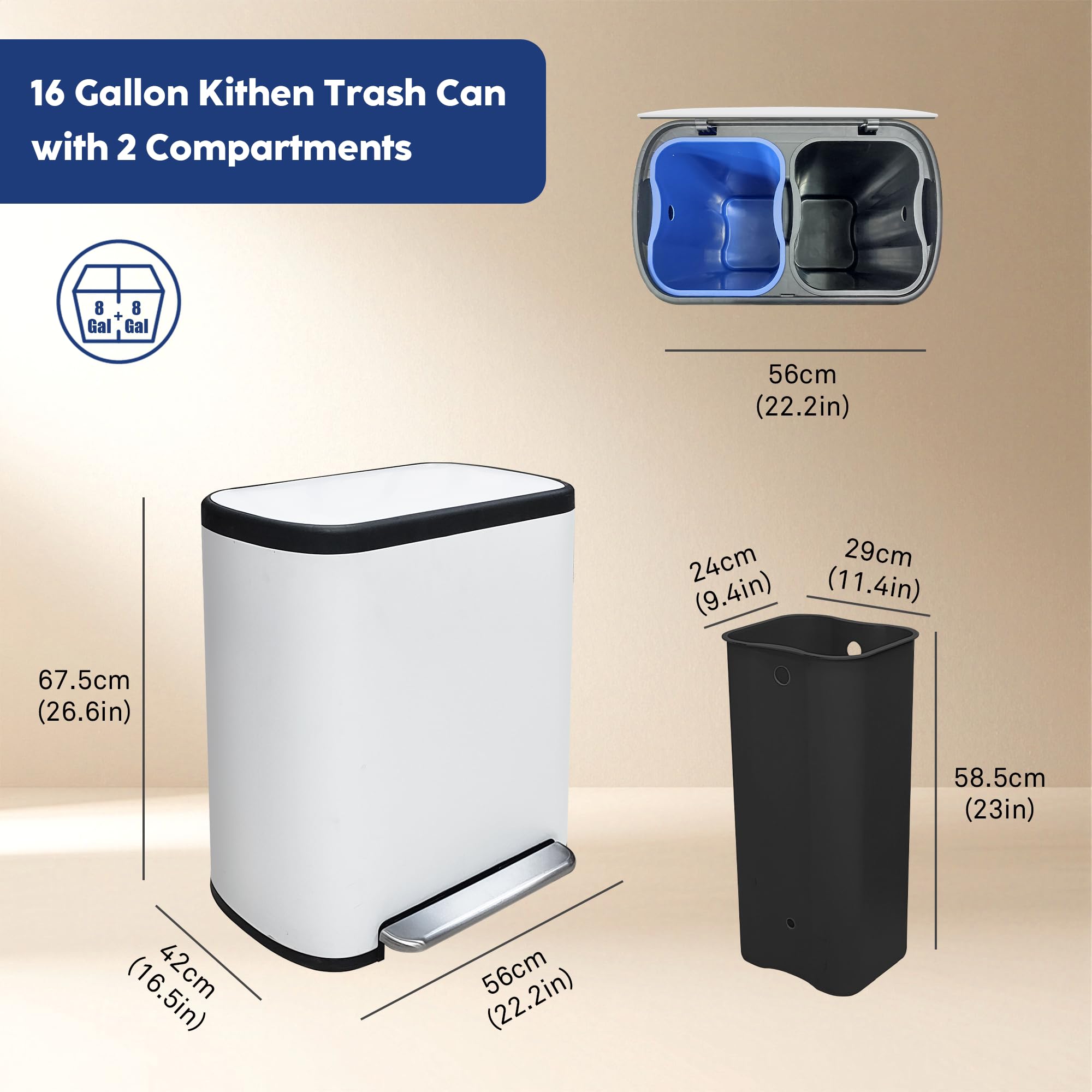 Dual Trash Can