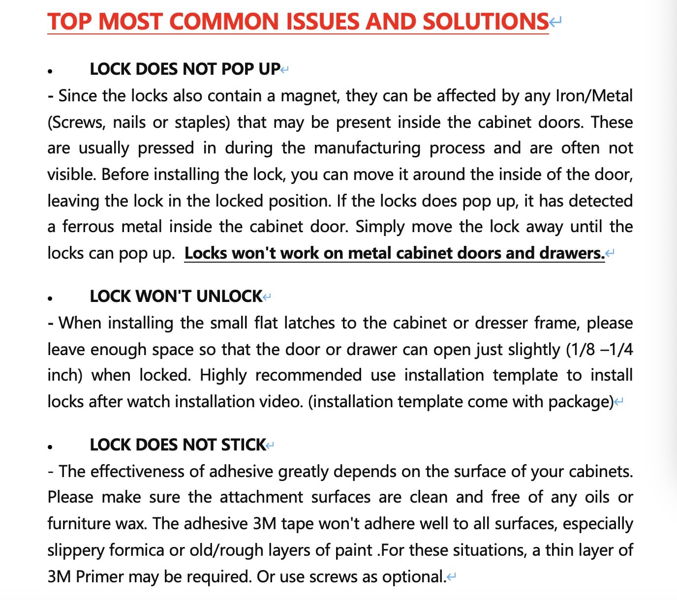 20 Pack Magnetic Cabinet Locks Baby Proofing and 2 Keys (20 Count)