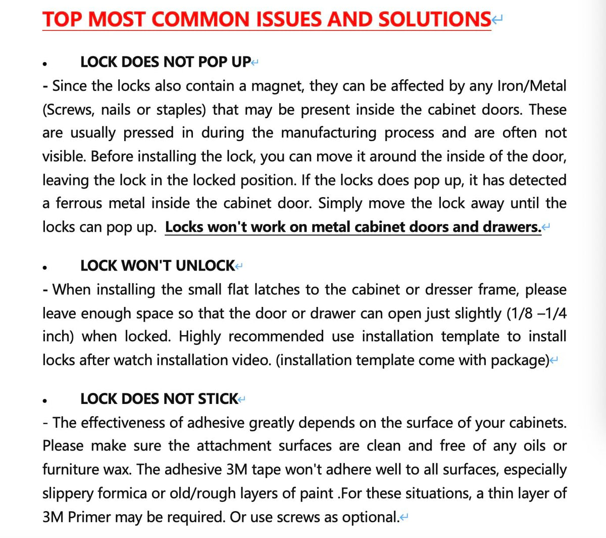 20 Pack Magnetic Cabinet Locks Baby Proofing and 2 Keys (20 Count)