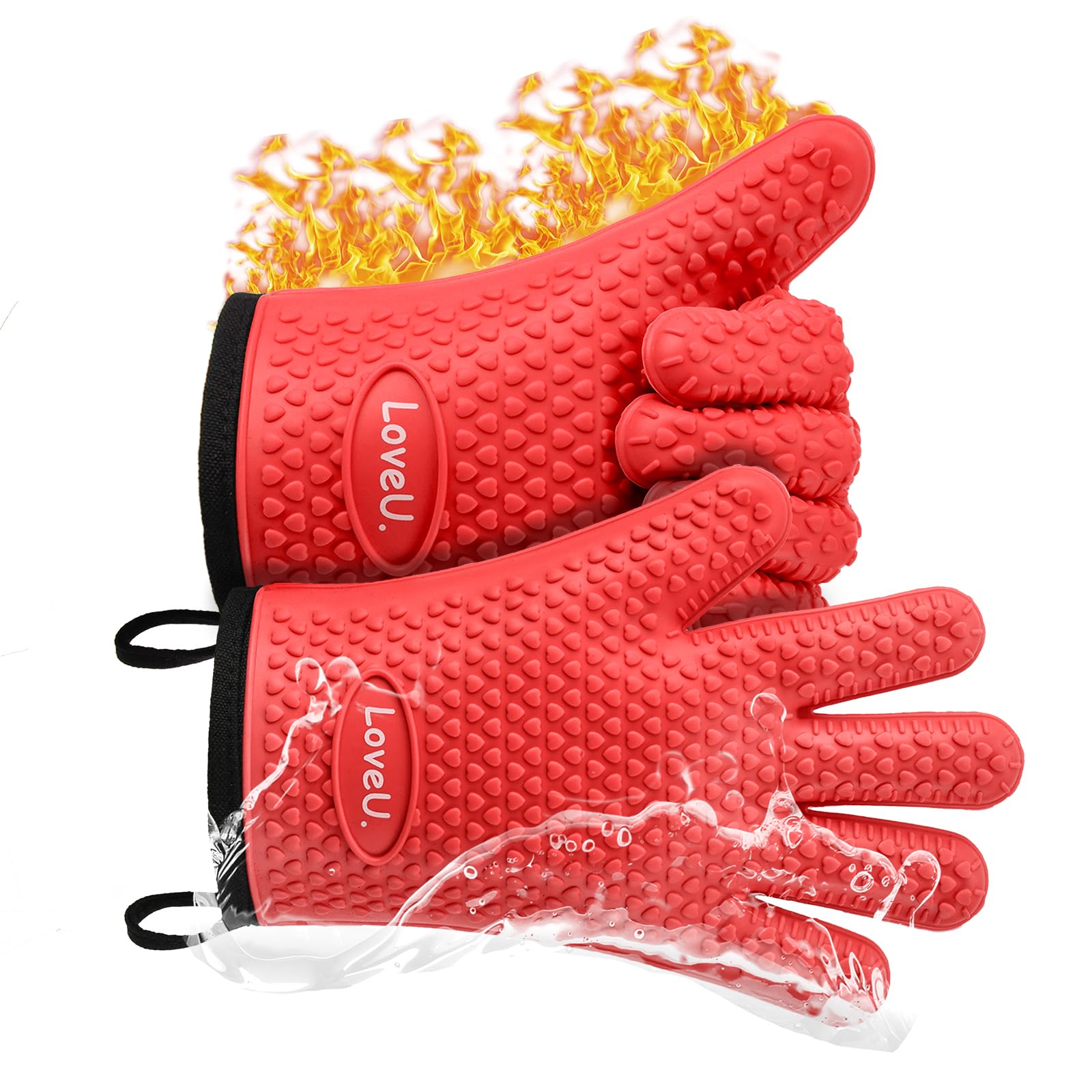 Silicone Oven Mitts Gloves
