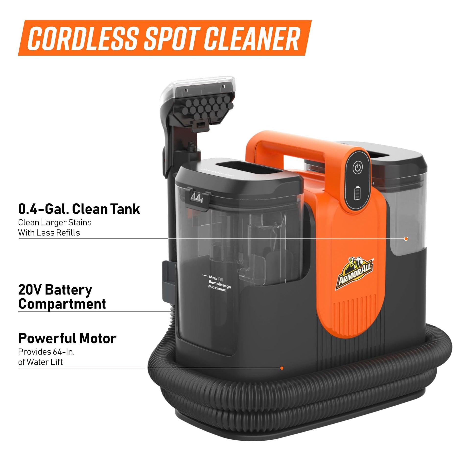 DSCC2001 0901 20V Cordless Carpet & Upholstery Spot Cleaner