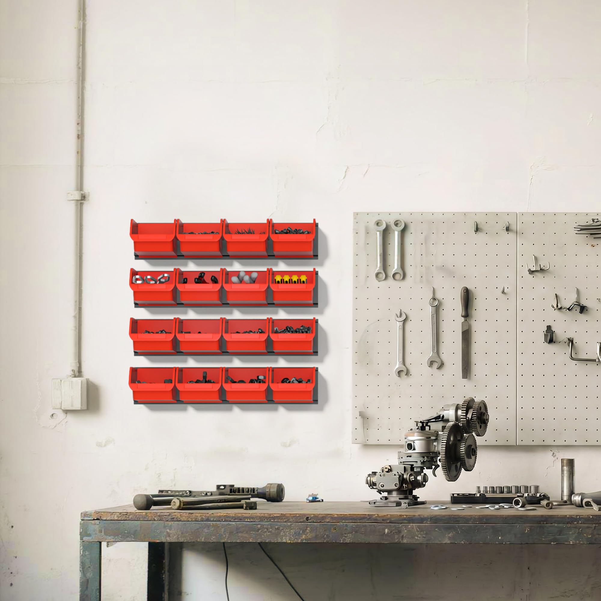 Wall Mounted Storage Bins