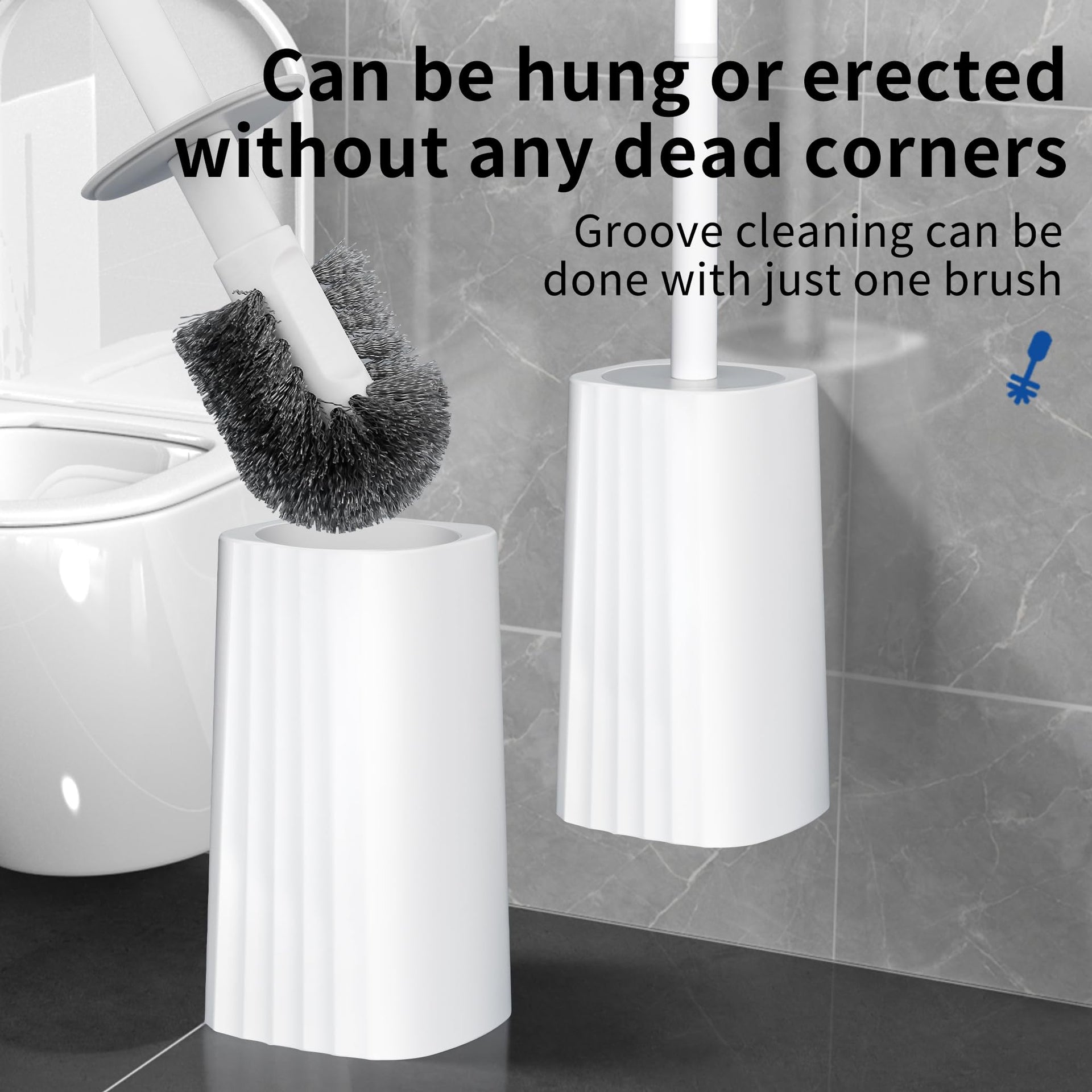 Toilet Brush & Holder Set