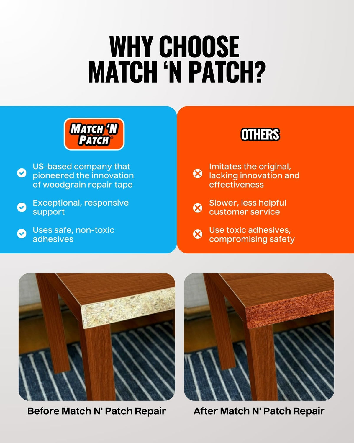 Wood Grain Repair Tape