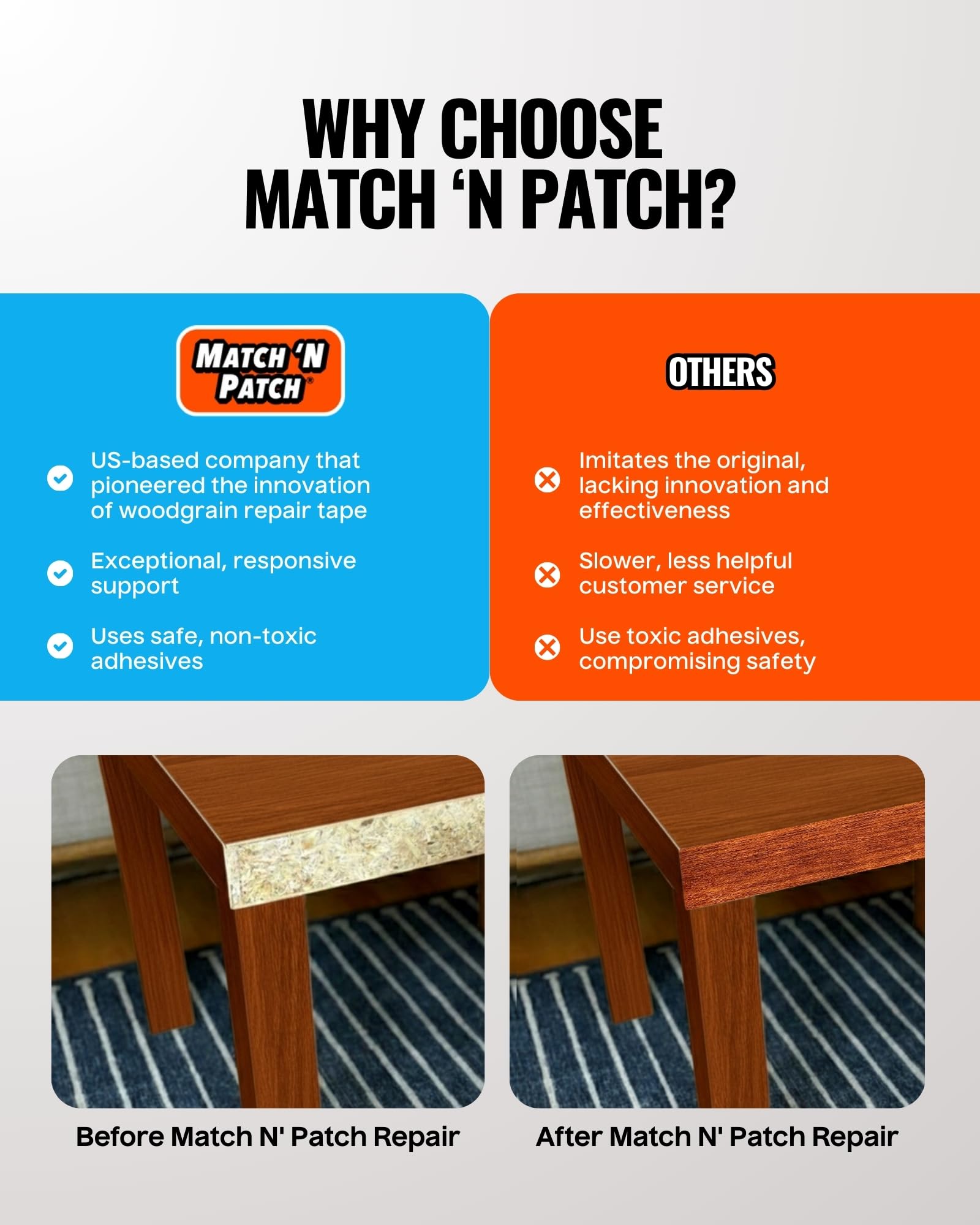 Wood Grain Repair Tape