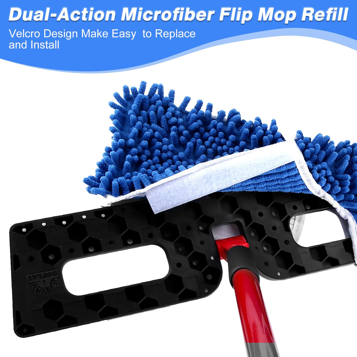 3 Pack Mop Heads Replacements Compatible with O (3 Count) - ModHome Supplies