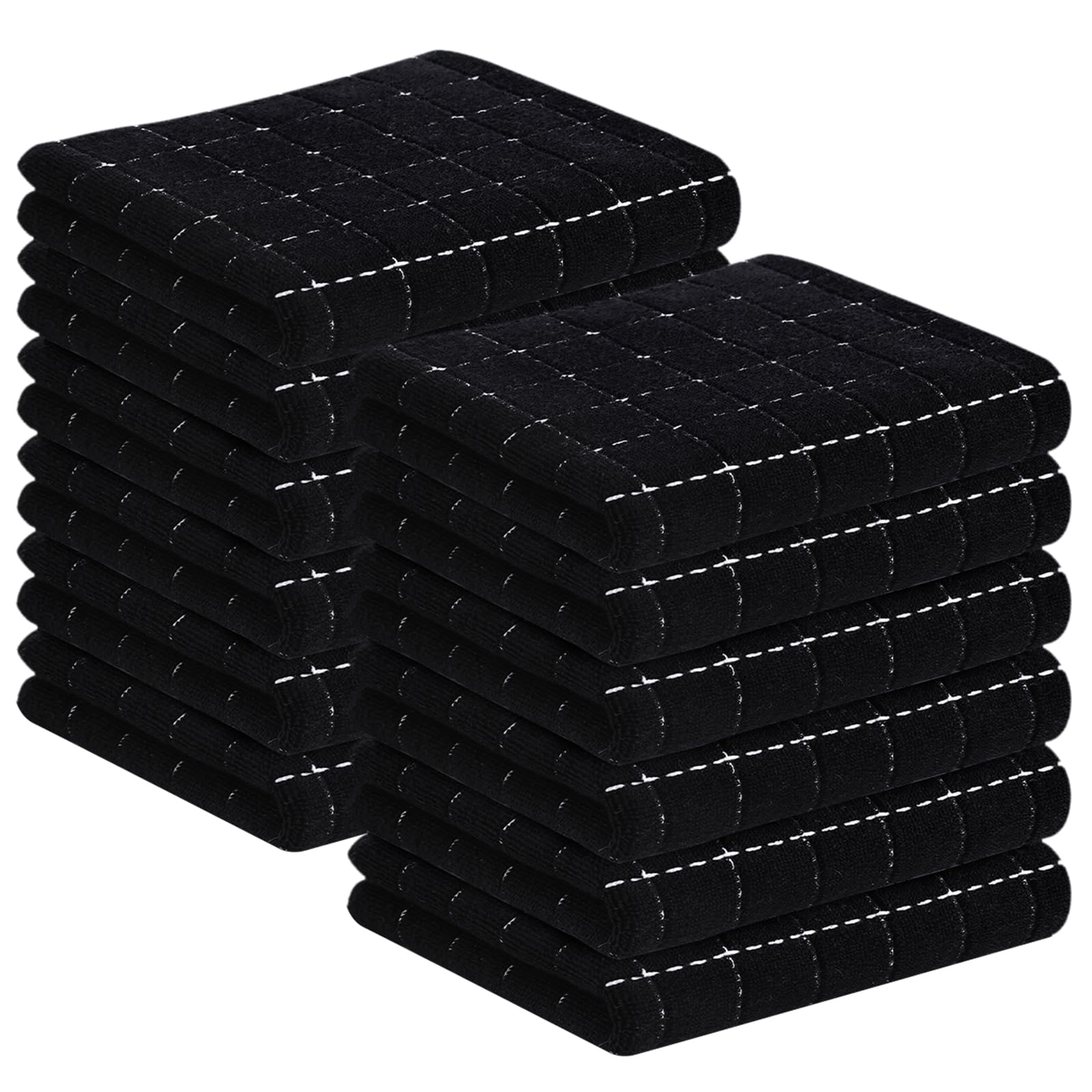 100% Cotton Terry Kitchen Towels (12 Count)