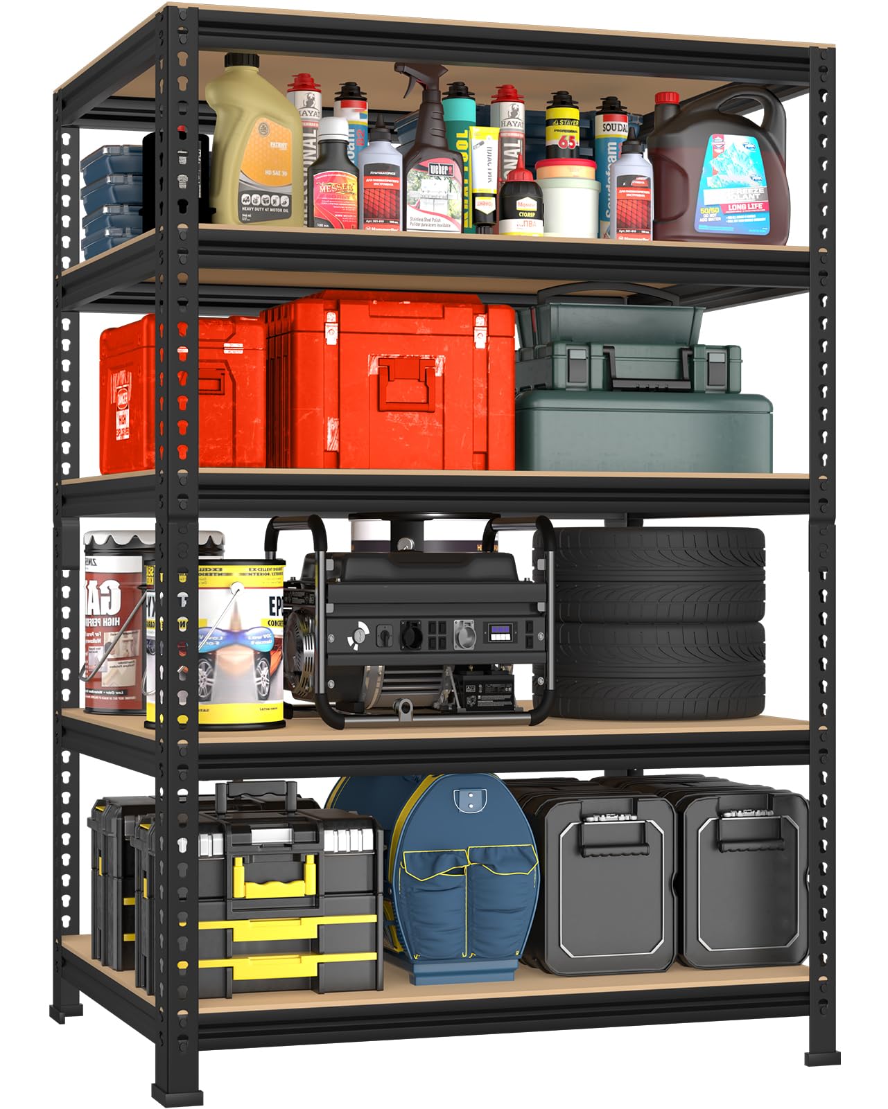 5 Tier Garage Storage Shelves