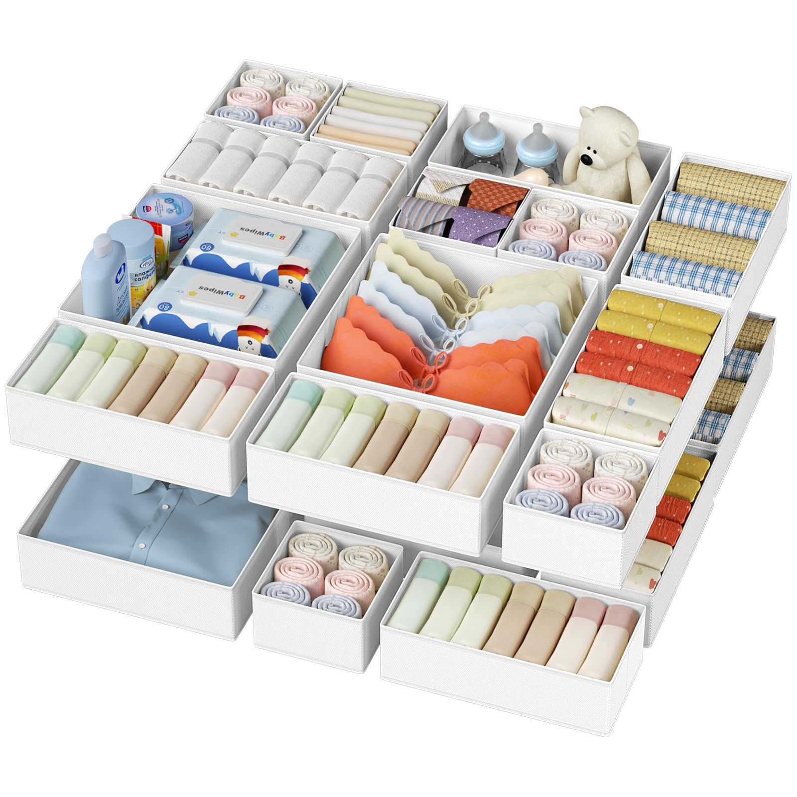 Drawer Organizer Clothes (20 Count)