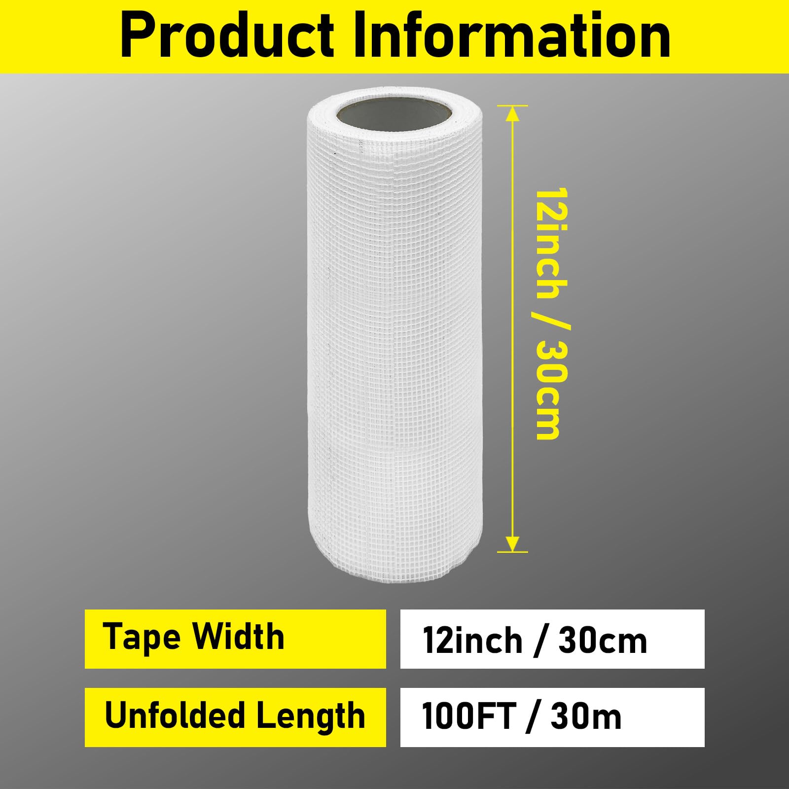 12" 100 Feet Drywall Joint Tape