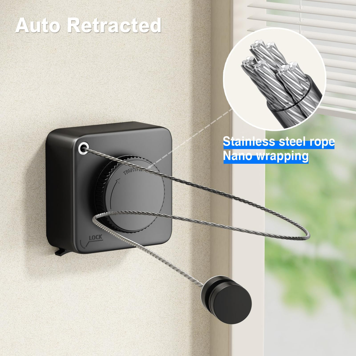 Retractable Clothesline Indoor