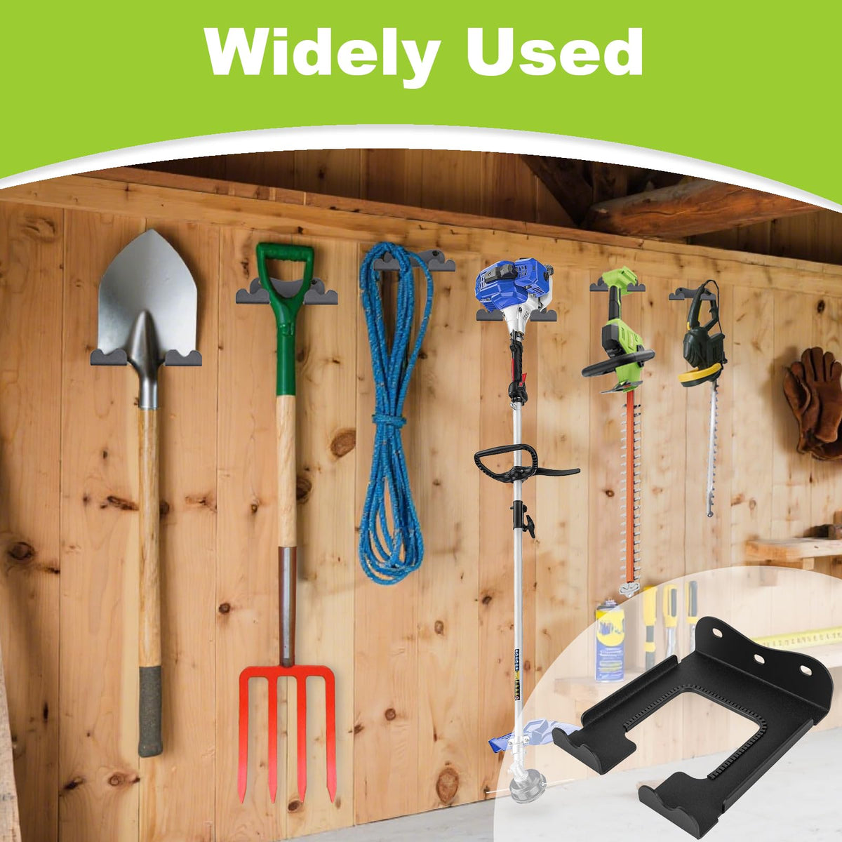 2Pcs Garage Organizer Trimmer Rack (2 Count)