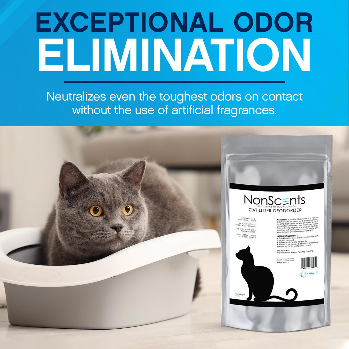 Cat litter Deodorizer (128 Ounce)